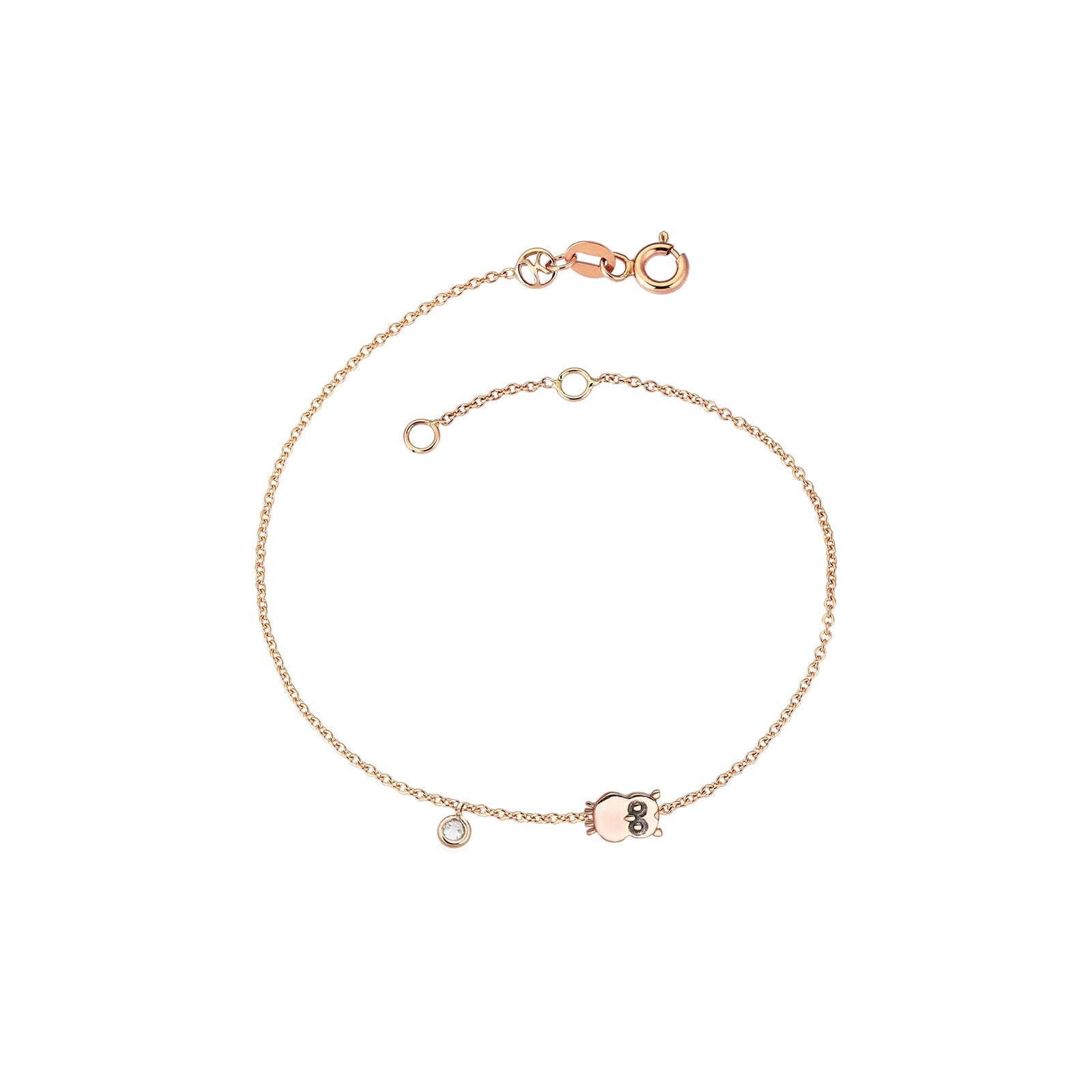 Owl Solitaire Bracelet