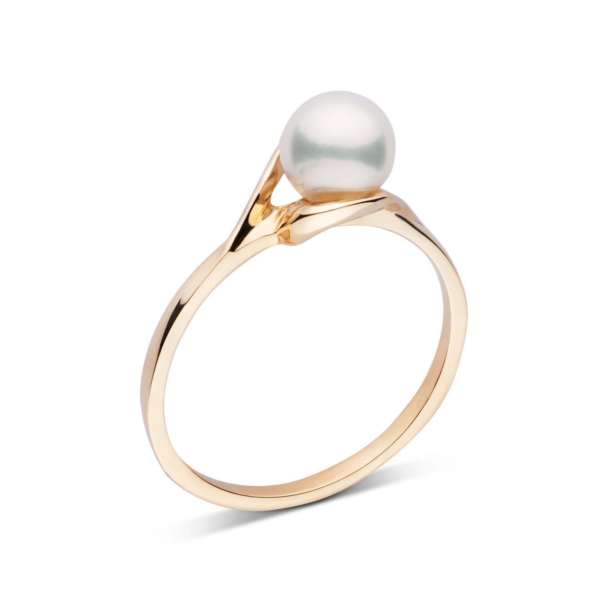 Petite Collection 6.0-6.5 mm Akoya Pearl Ring