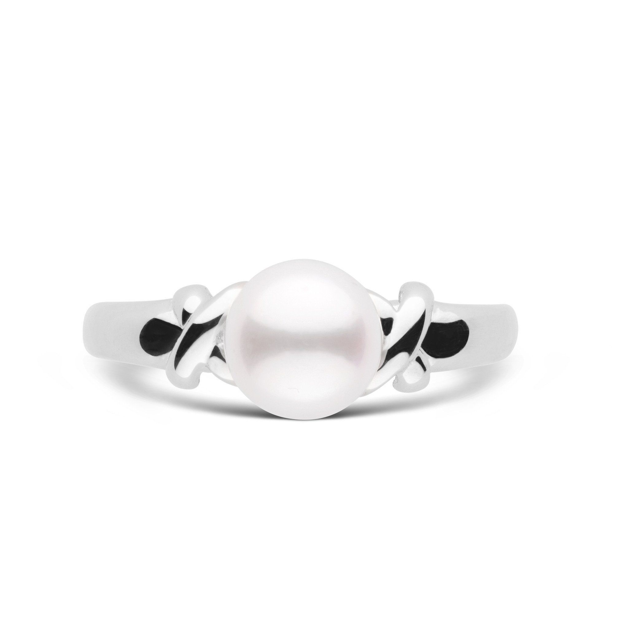 Love Collection 7.0-7.5 mm Akoya Pearl Ring
