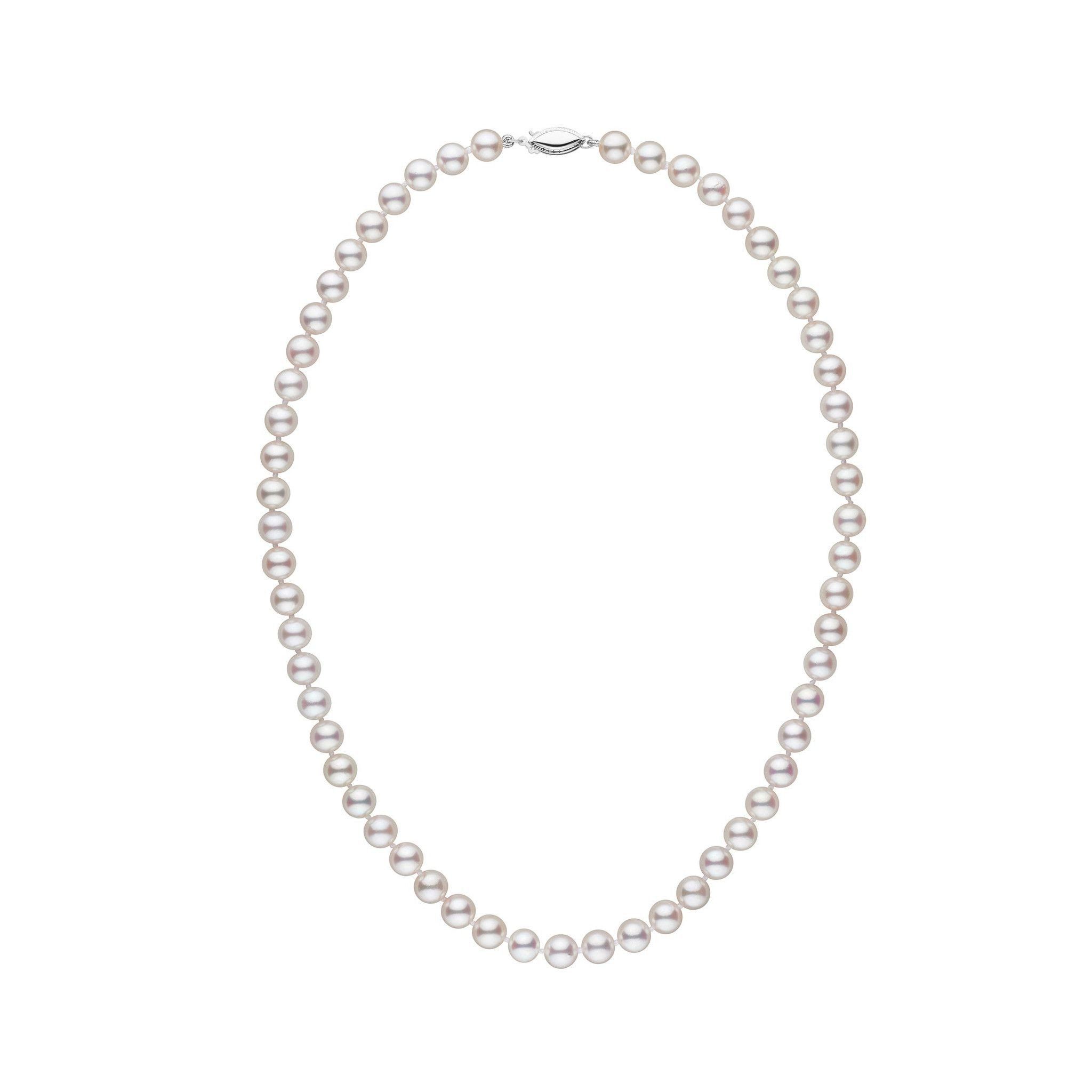 6.0-6.5 mm White Akoya AAA Pearl Necklace