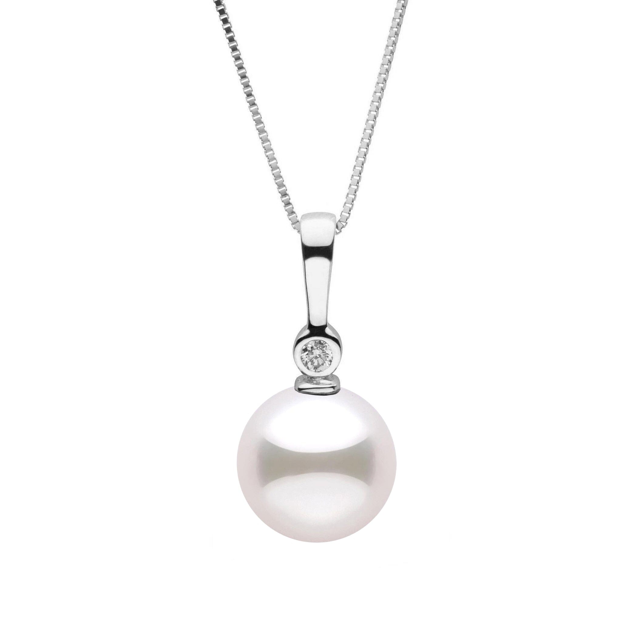 8.5-9.0 mm Akoya Pearl and Diamond Aspire Collection Pendant 3 8.5-9.0 mm Akoya Pearl and Diamond Aspire Collection Pendant