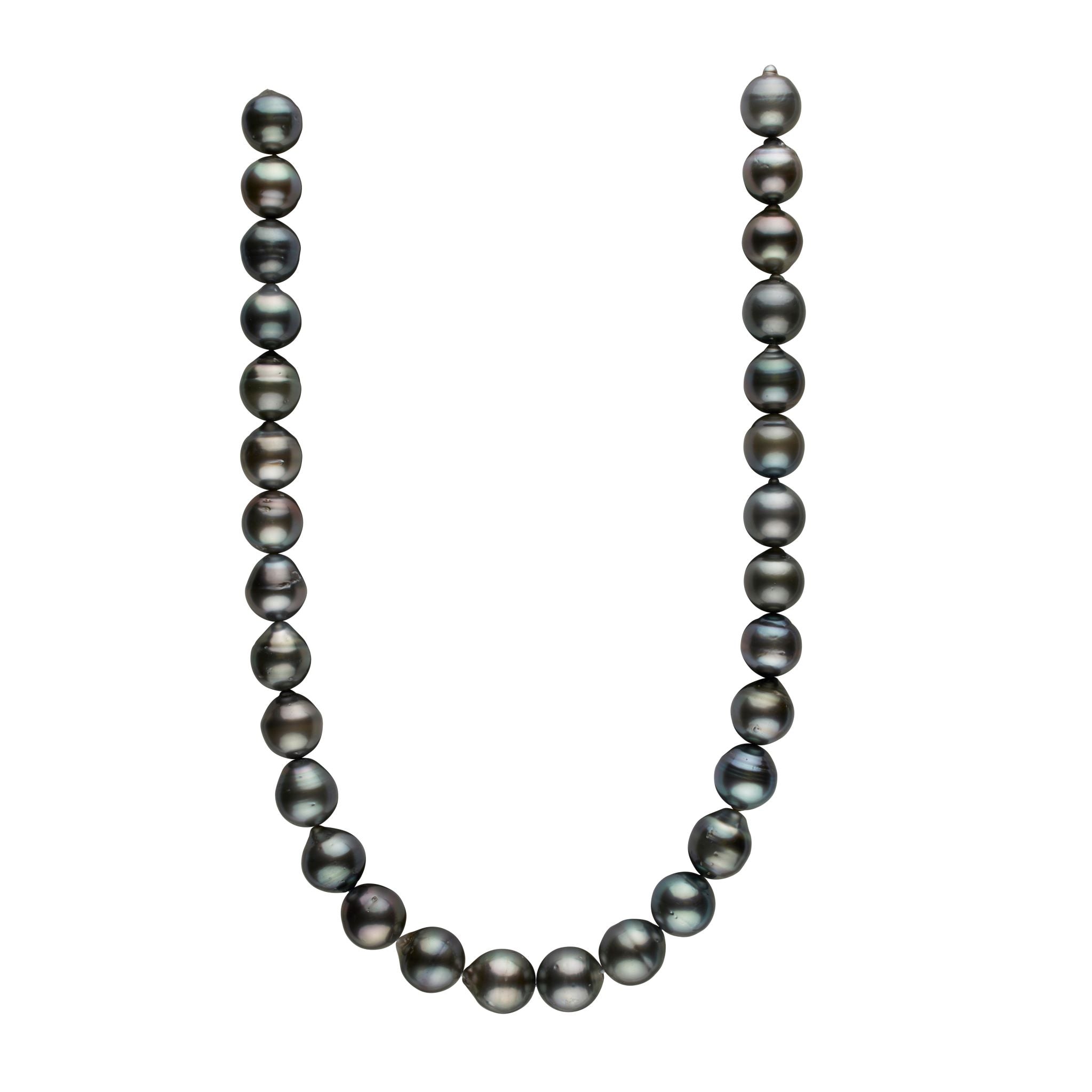 12.1-12.7 mm AA+ Baroque Tahitian Pearl Necklace