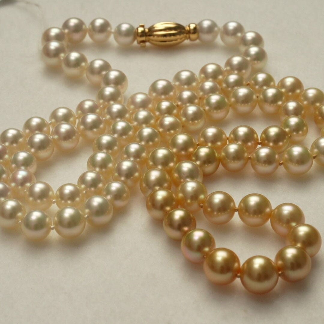 12: 9.0-11.0 mm South Sea Ombré Strand