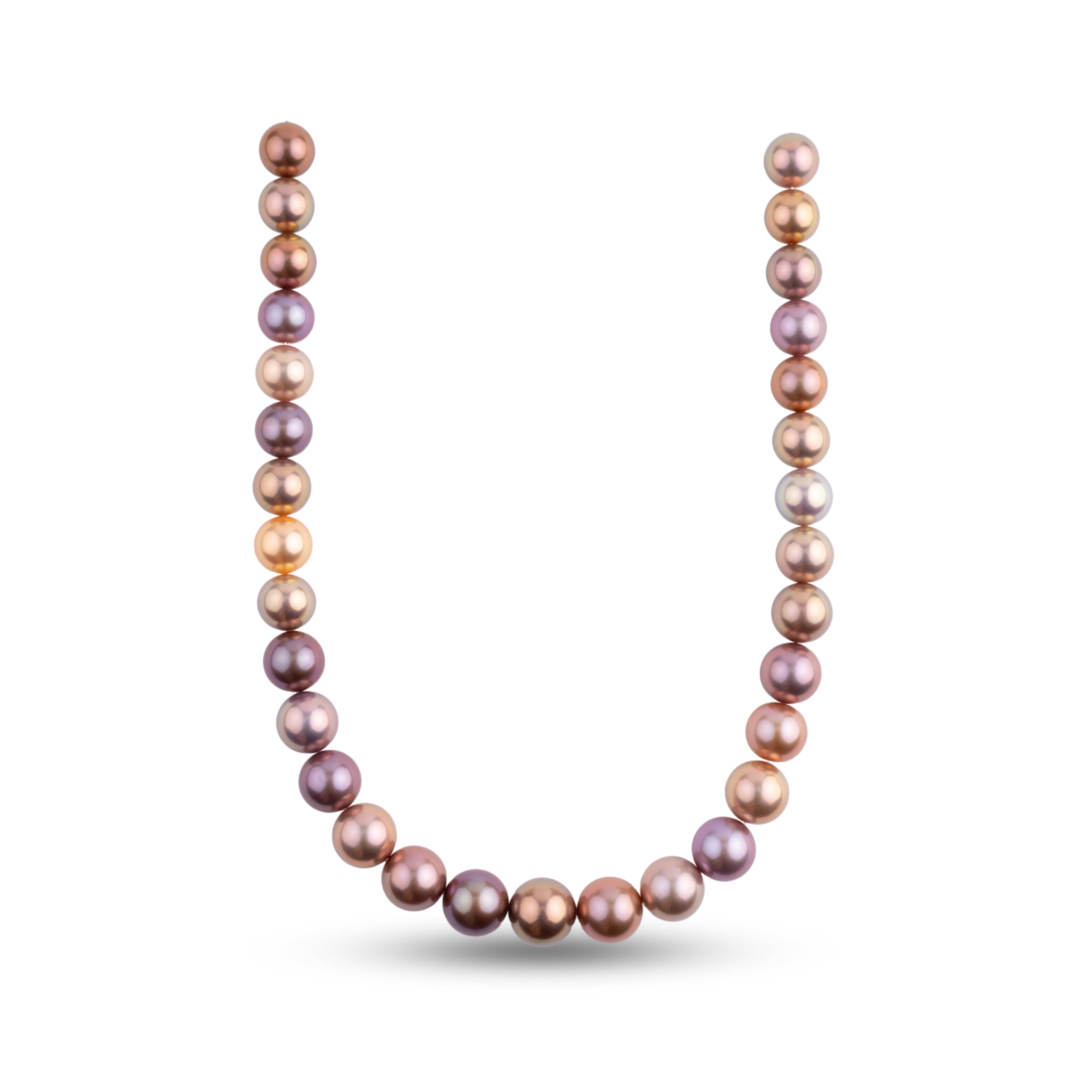 13.0-15.5 mm Multicolor Edison Freshwater Pearl Necklace
