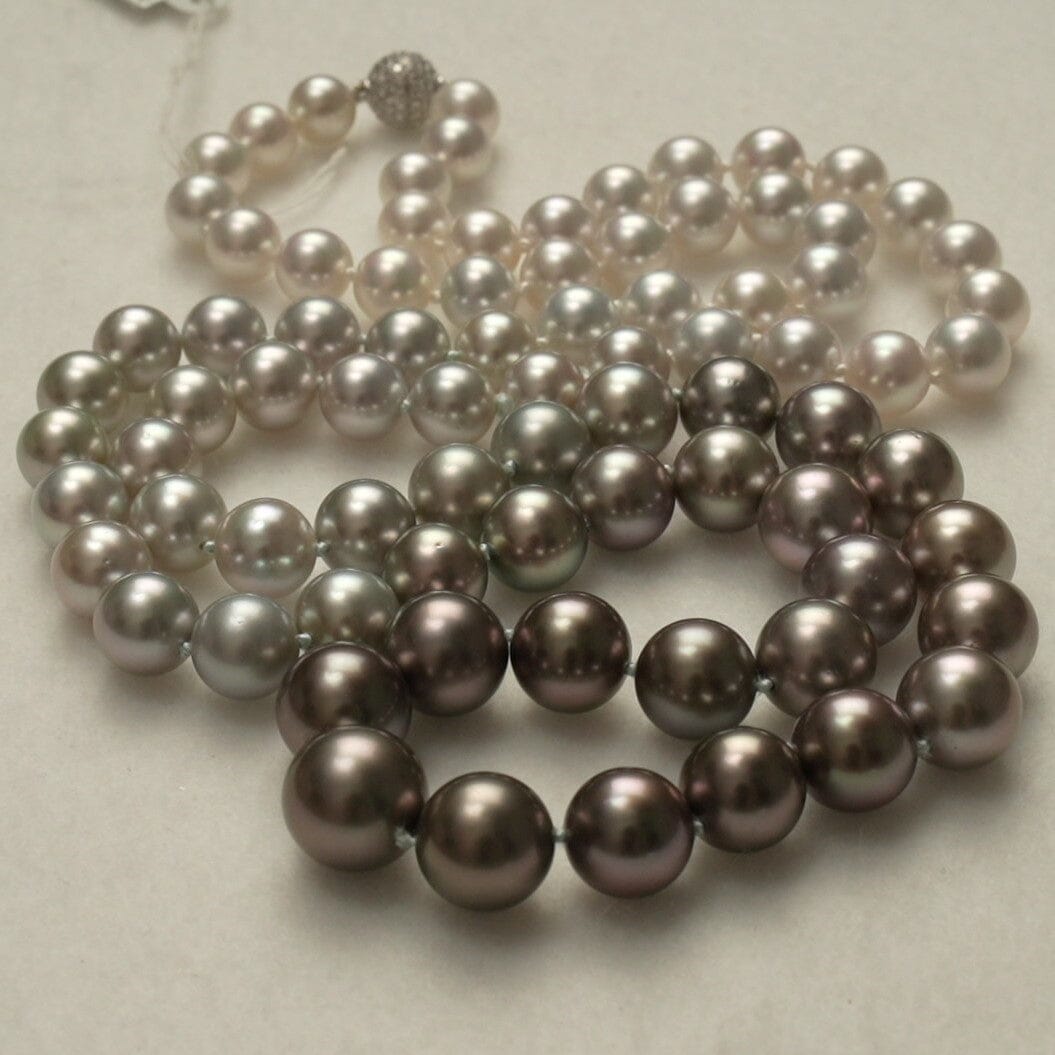 13: 8.3-13.0 mm South Sea and Tahitian Ombré Strand
