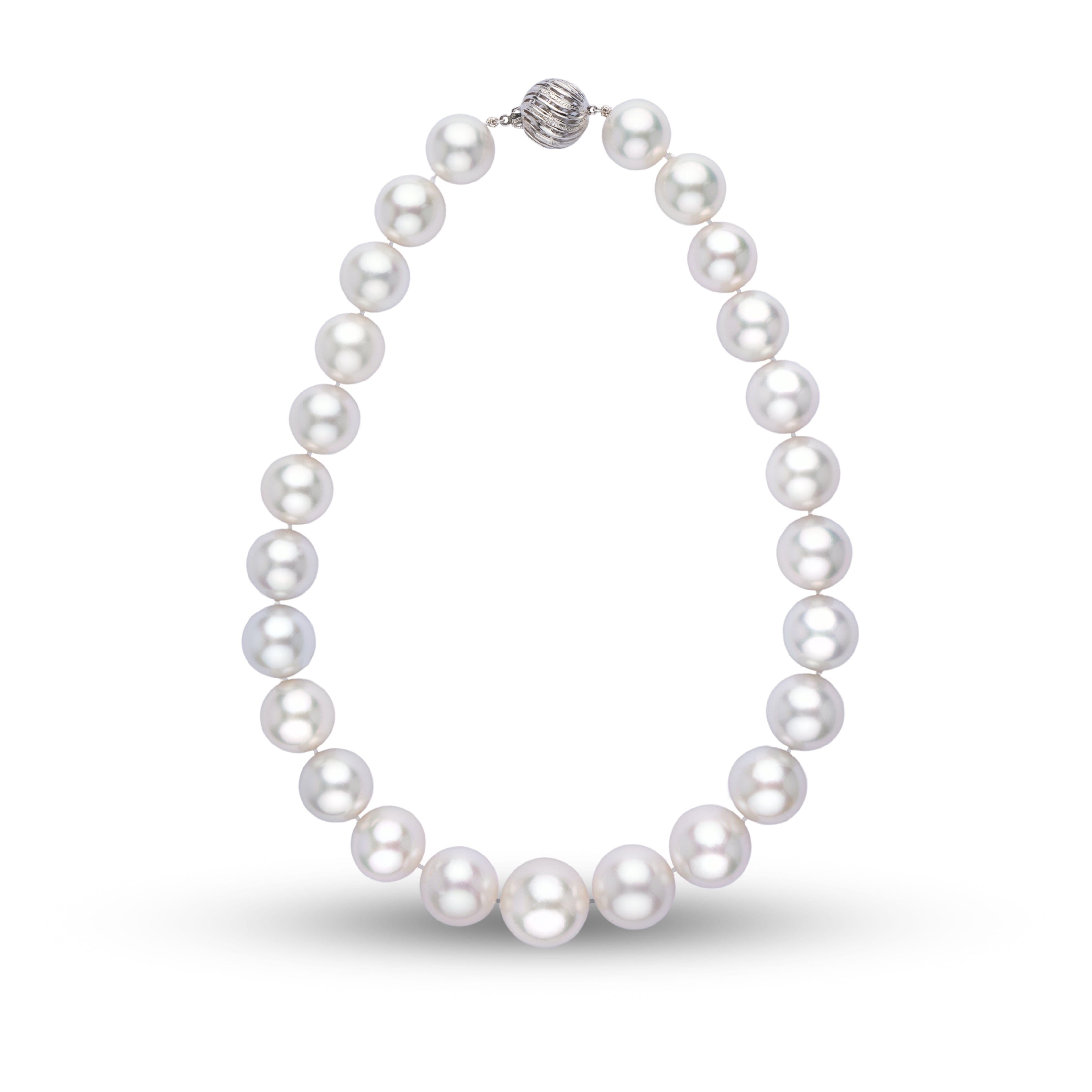 16.0-20.2 mm AAA White South Sea Round Pearl Necklace