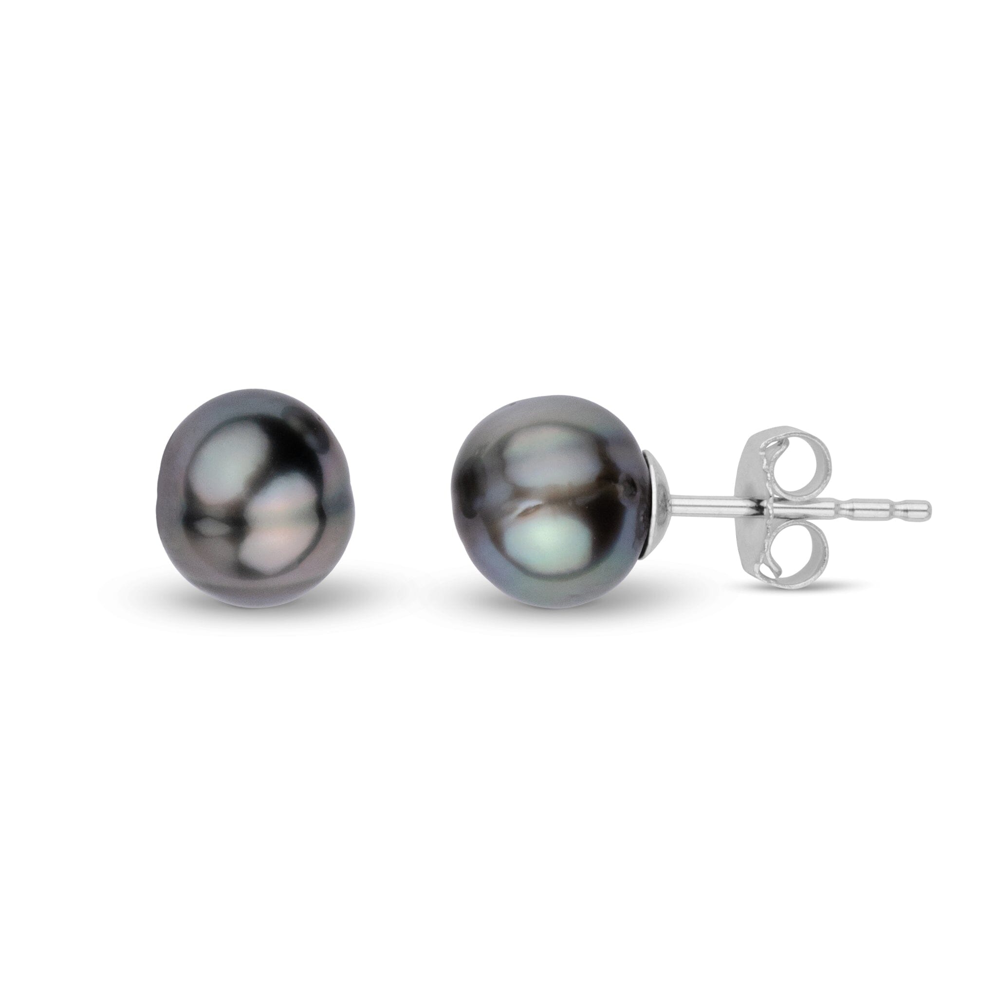 6.0-7.0 mm Tahitian Baroque Pearl Stud Earrings