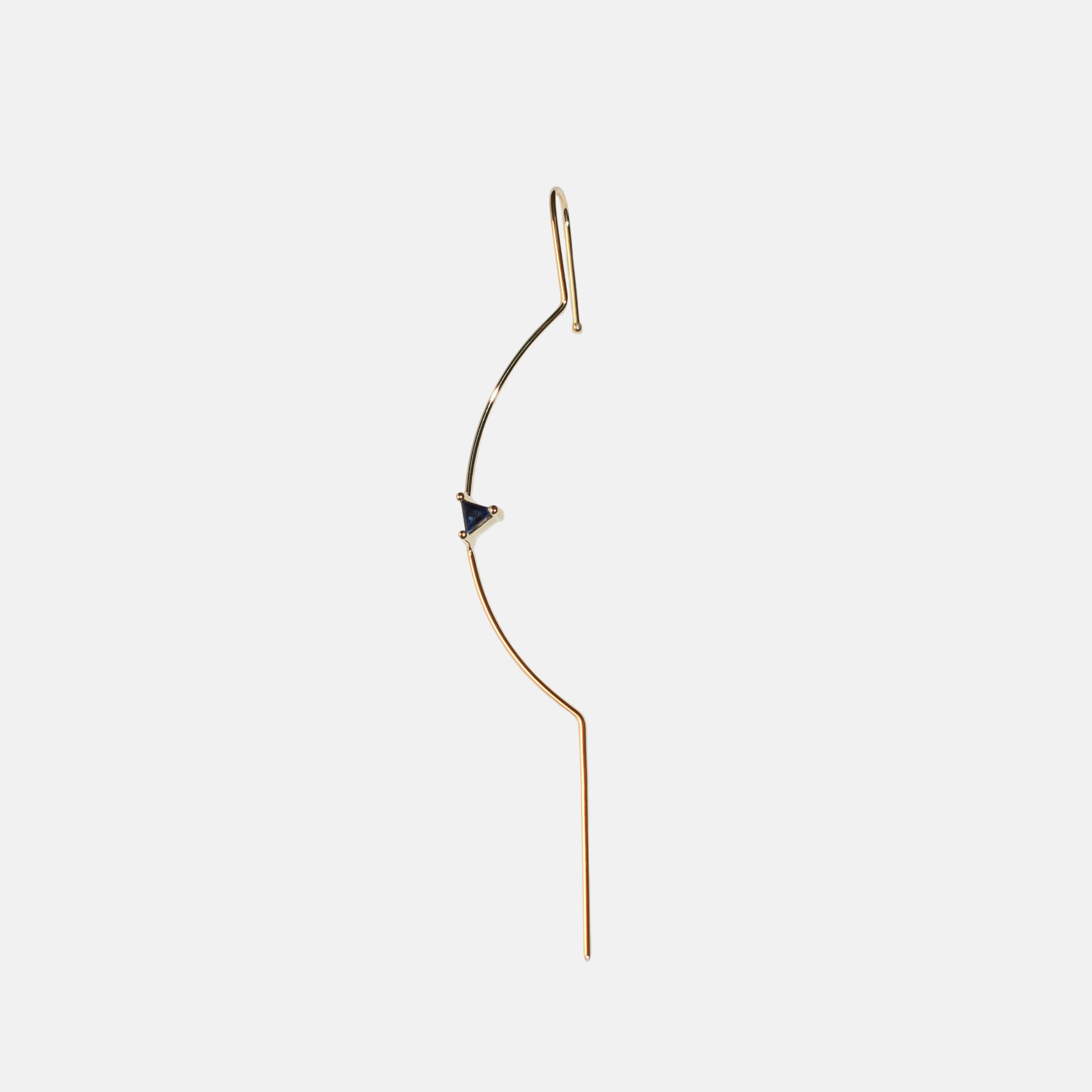 Element Needle Earring Sapphire