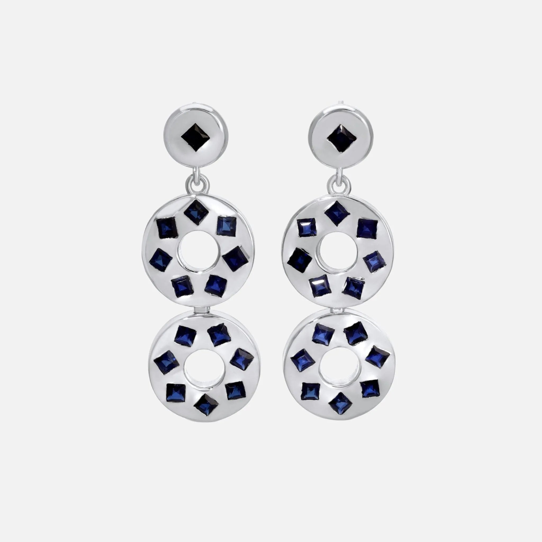 Ellsworth Snapback Earrings, Silver