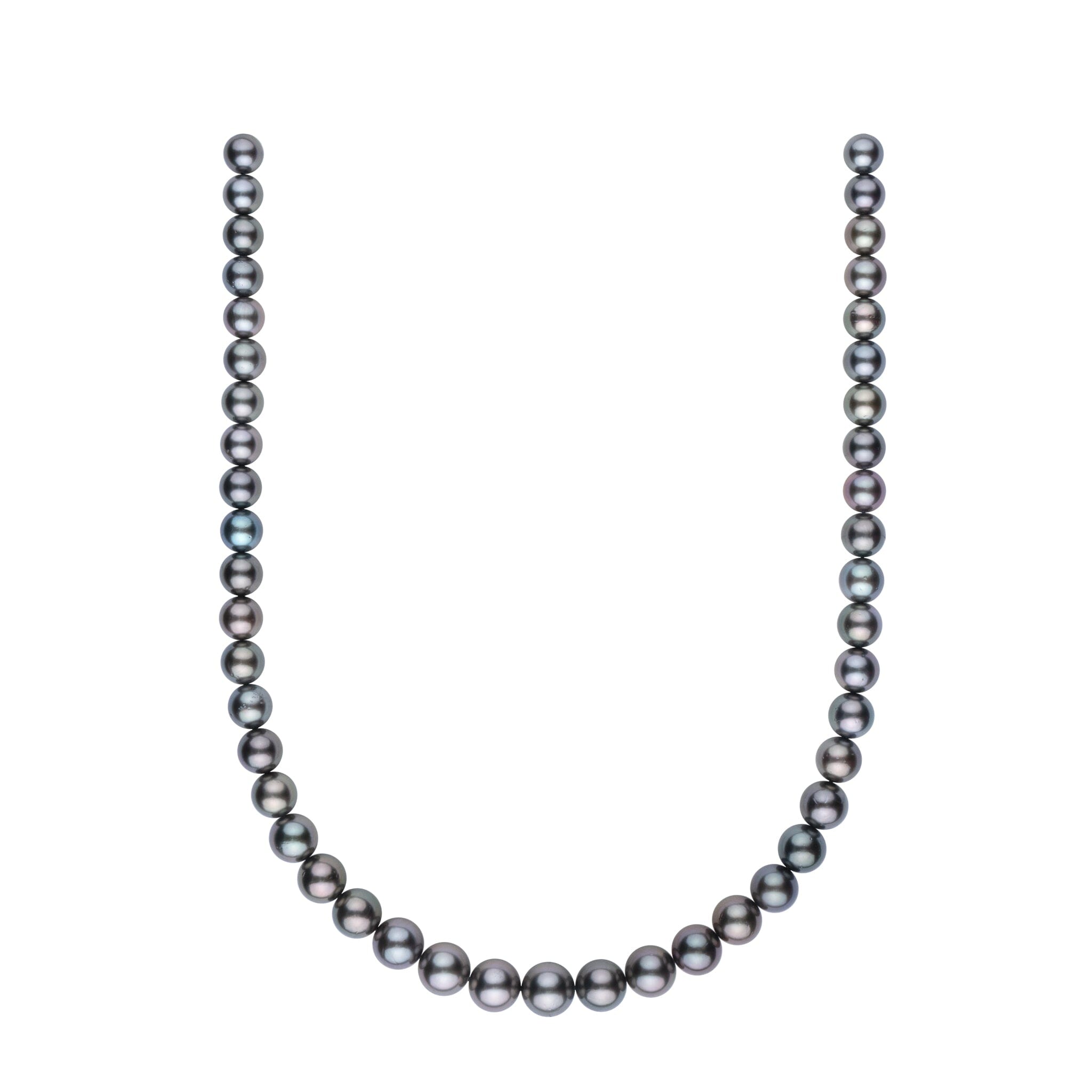 8.1-10.9 mm AA+/AAA Tahitian Round Pearl Necklace