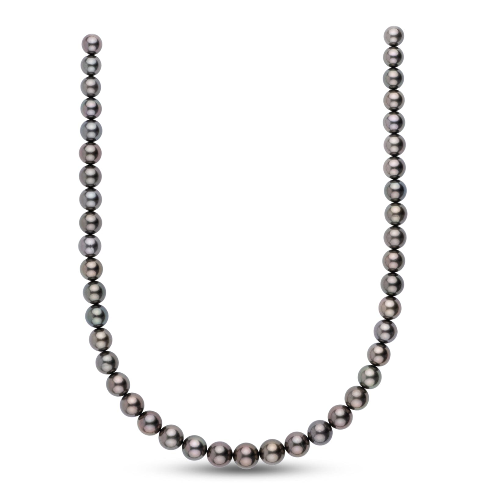 8.1–10.4 mm AA+/AAA Tahitian Round Pearl Necklace