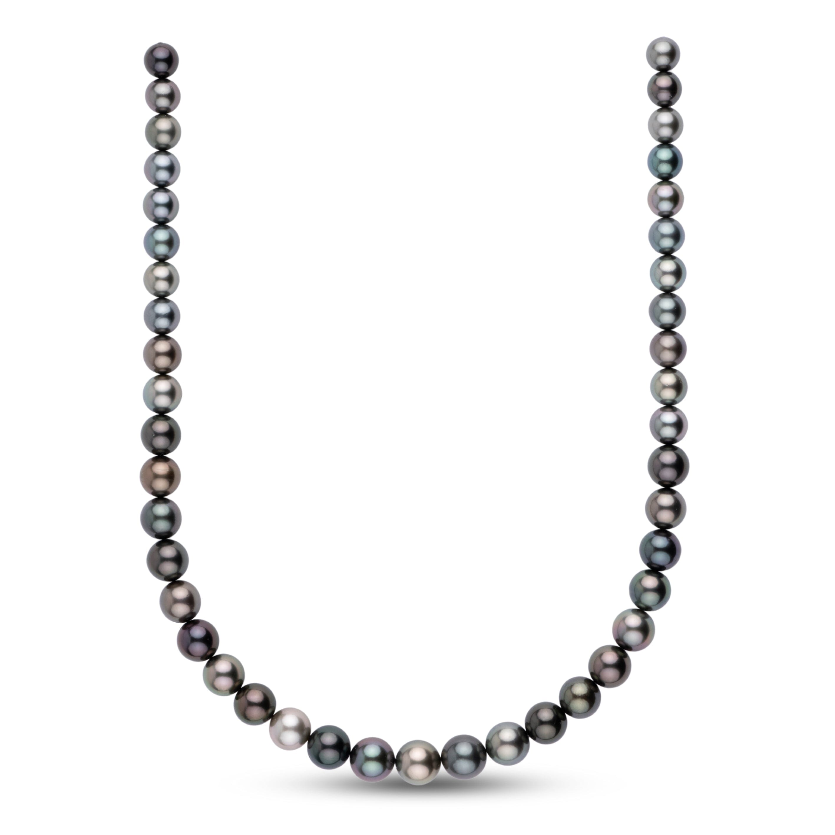 8.2–10.8 mm AA+/AAA Tahitian Round Pearl Necklace