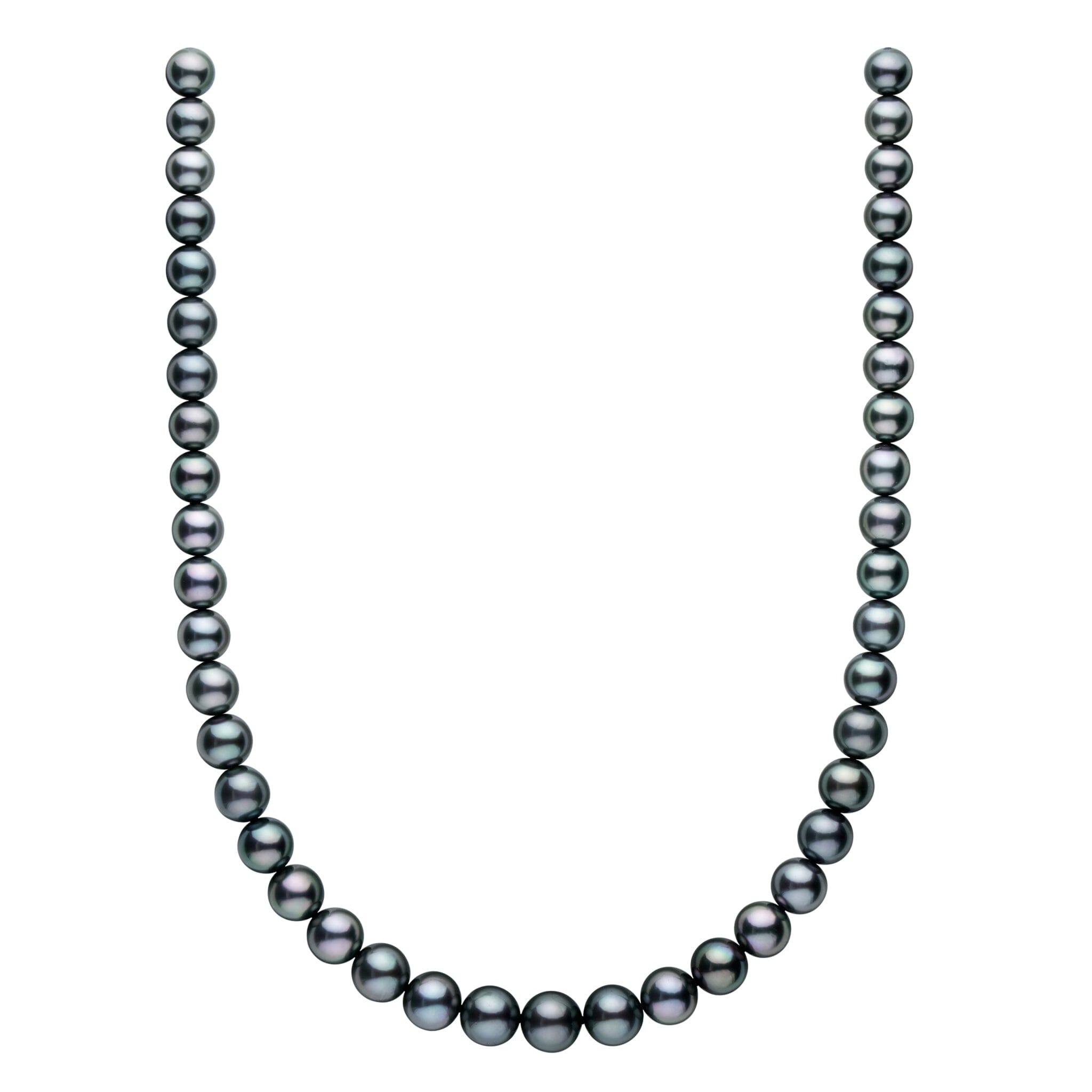 8.5-10.8 mm AAA Tahitian Round Pearl Necklace