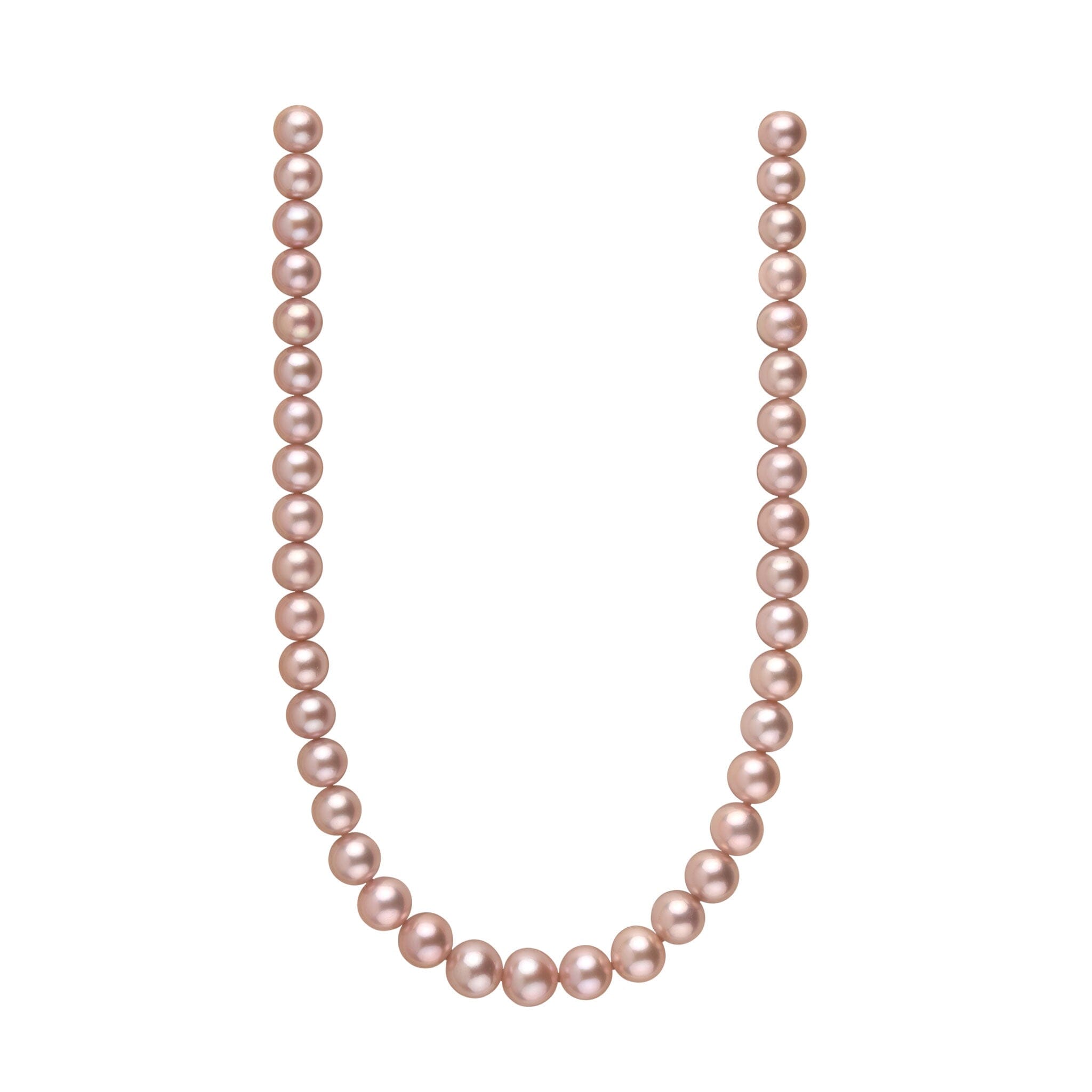 9.8-11.8 mm Pink Edison Freshwater Pearl Necklace