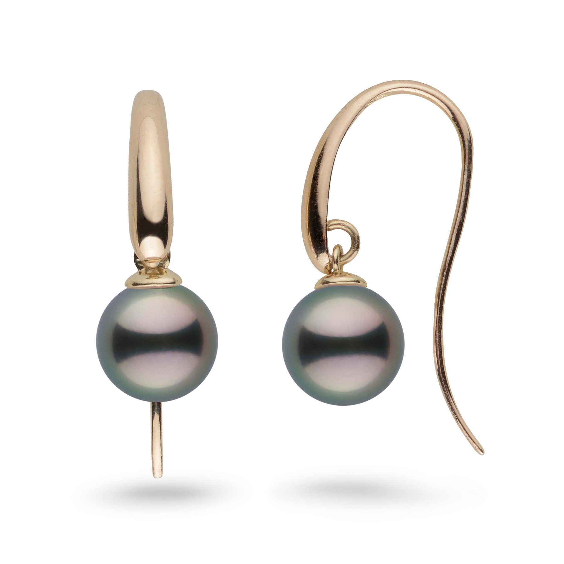 Cascade Collection 9.0-10.0 mm Tahitian Pearl Earrings 3 Cascade Collection 9.0-10.0 mm Tahitian Pearl Earrings
