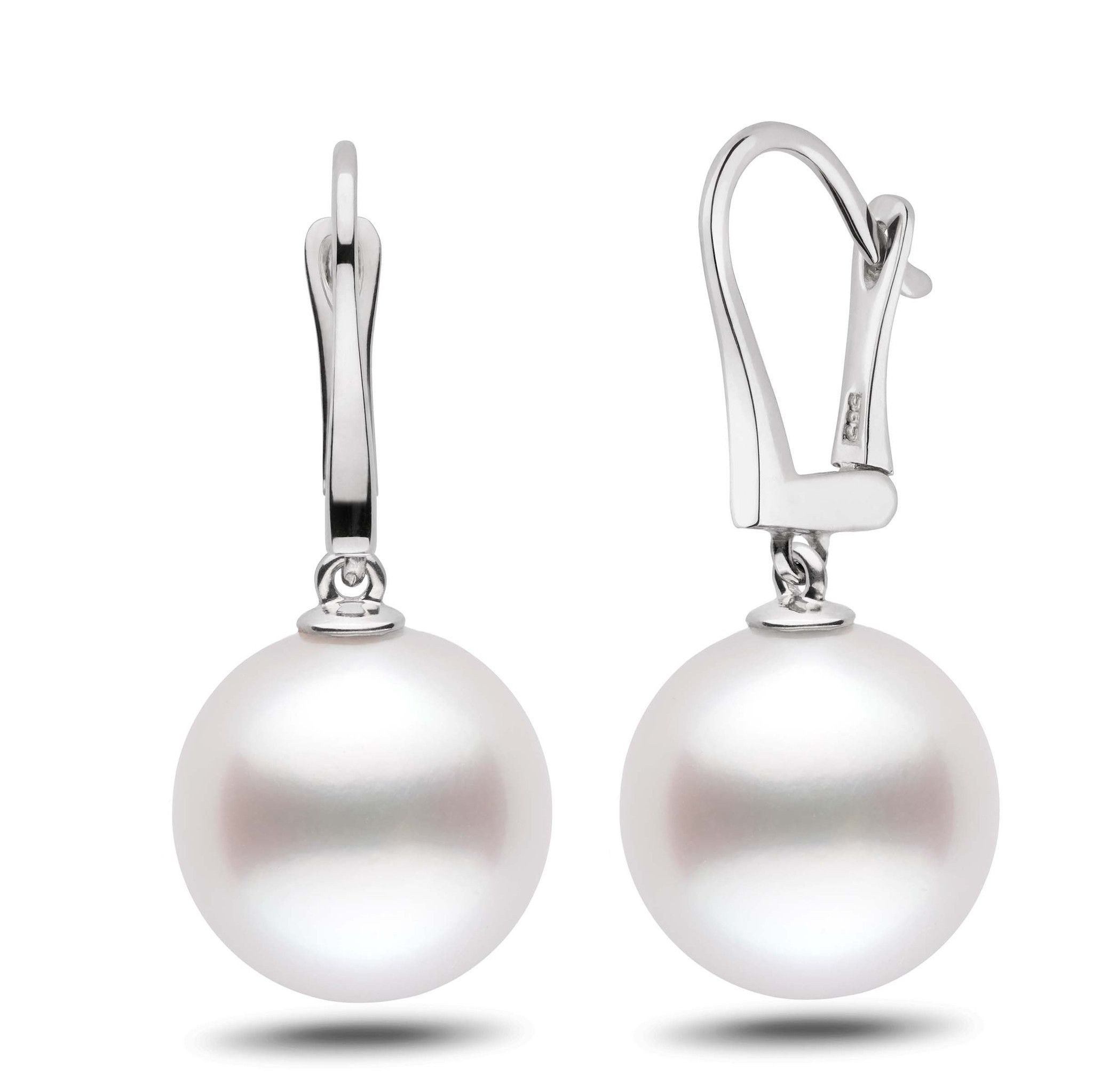 Classic Collection White South Sea 13.0-14.0 mm Pearl Dangle Earrings 3 Classic Collection White South Sea 13.0-14.0 mm Pearl Dangle Earrings