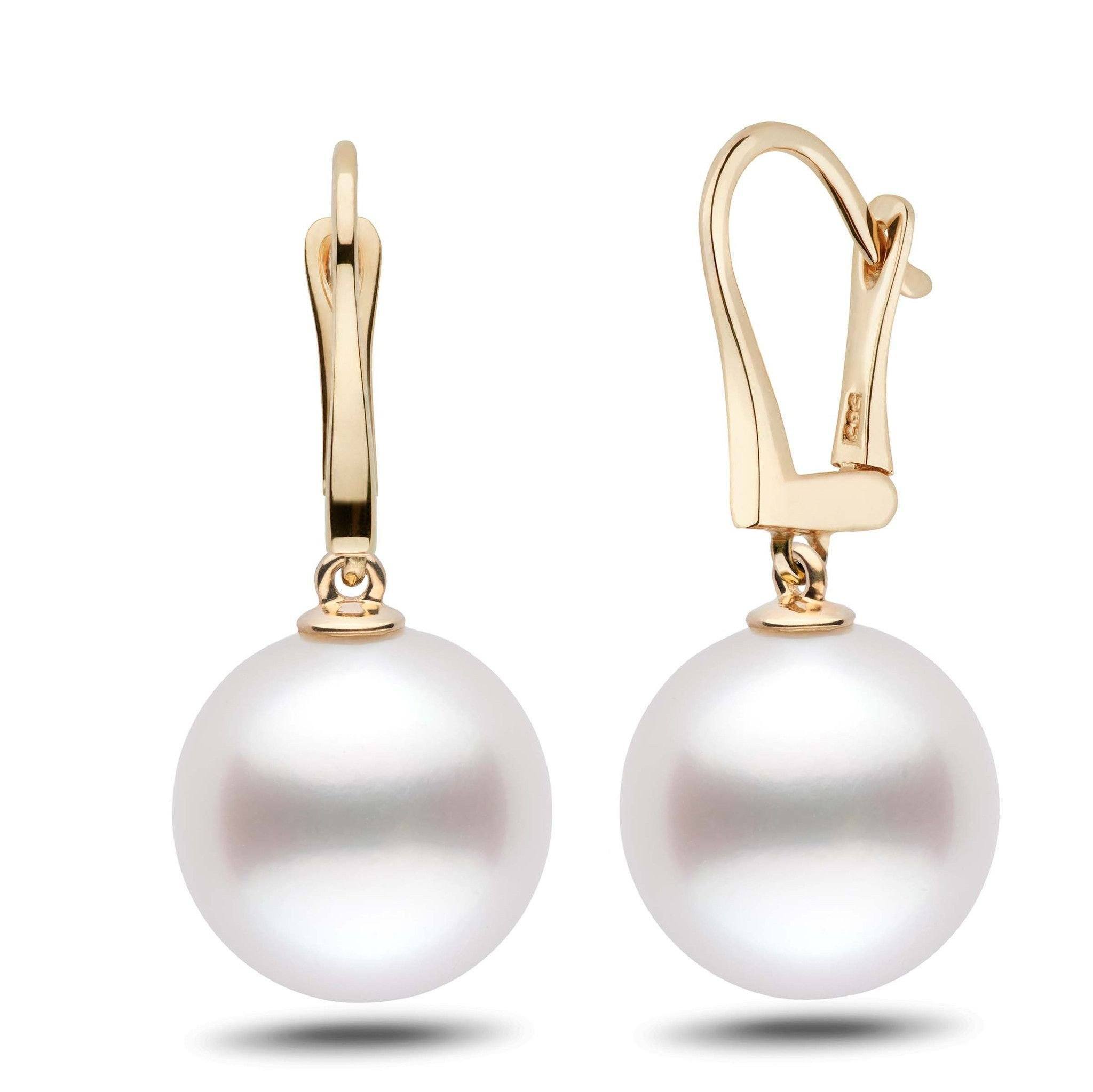Classic Collection White South Sea 13.0-14.0 mm Pearl Dangle Earrings 4 Classic Collection White South Sea 13.0-14.0 mm Pearl Dangle Earrings