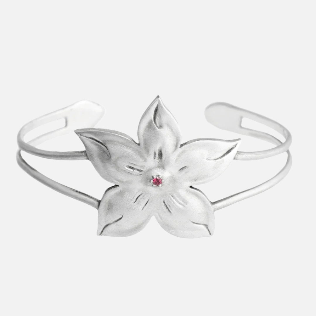 Fleur Cuff, Silver