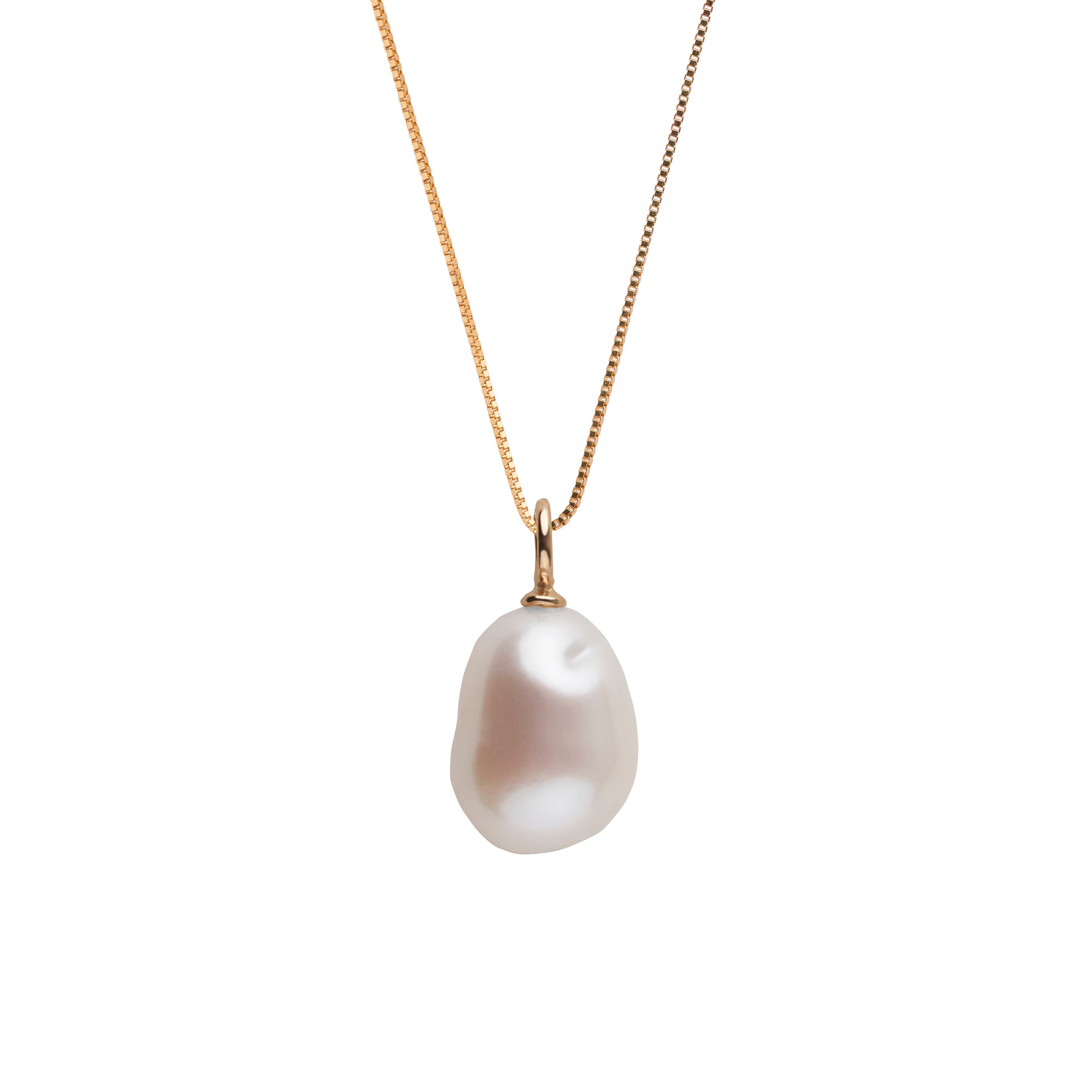 Muse Collection 10.0-11.0 mm Baroque Freshwater Pearl Pendant