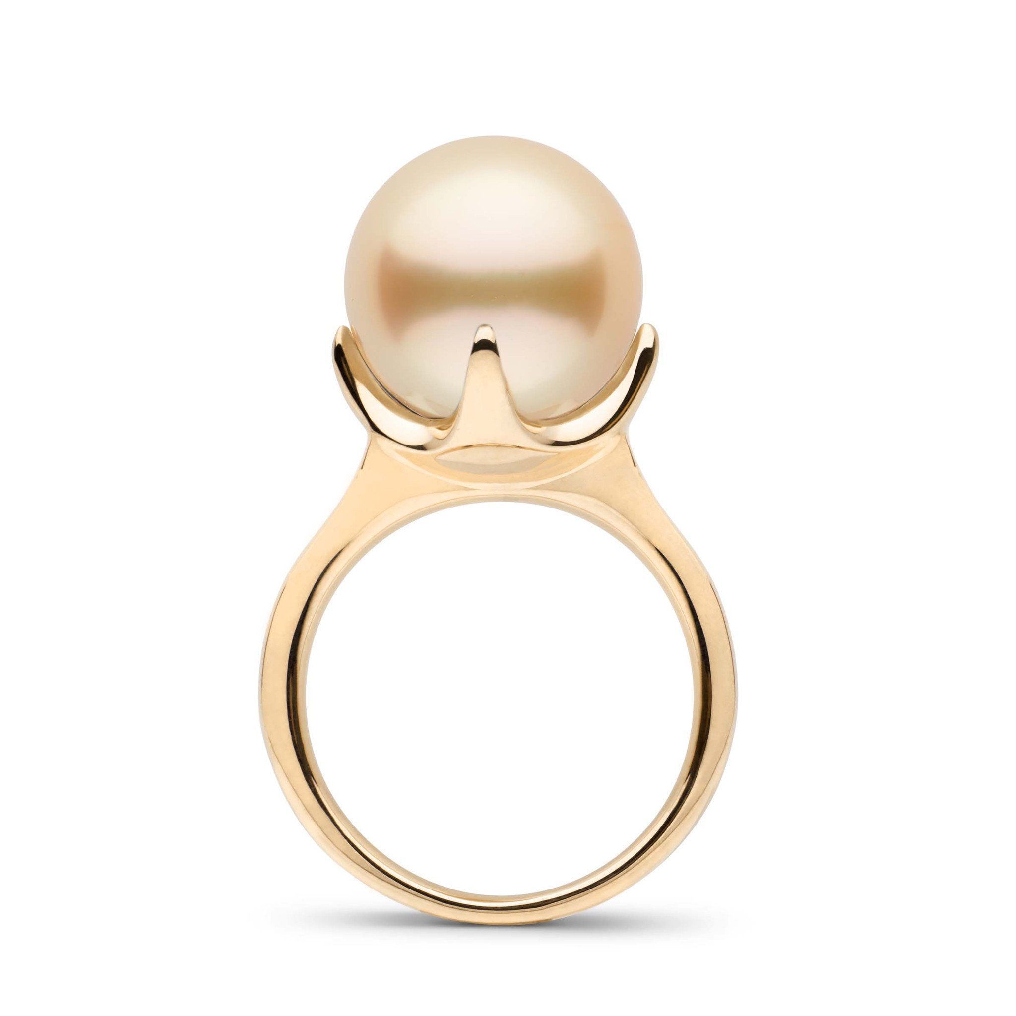 Oracle Collection 11.0-12.0 mm Golden South Sea Pearl Ring