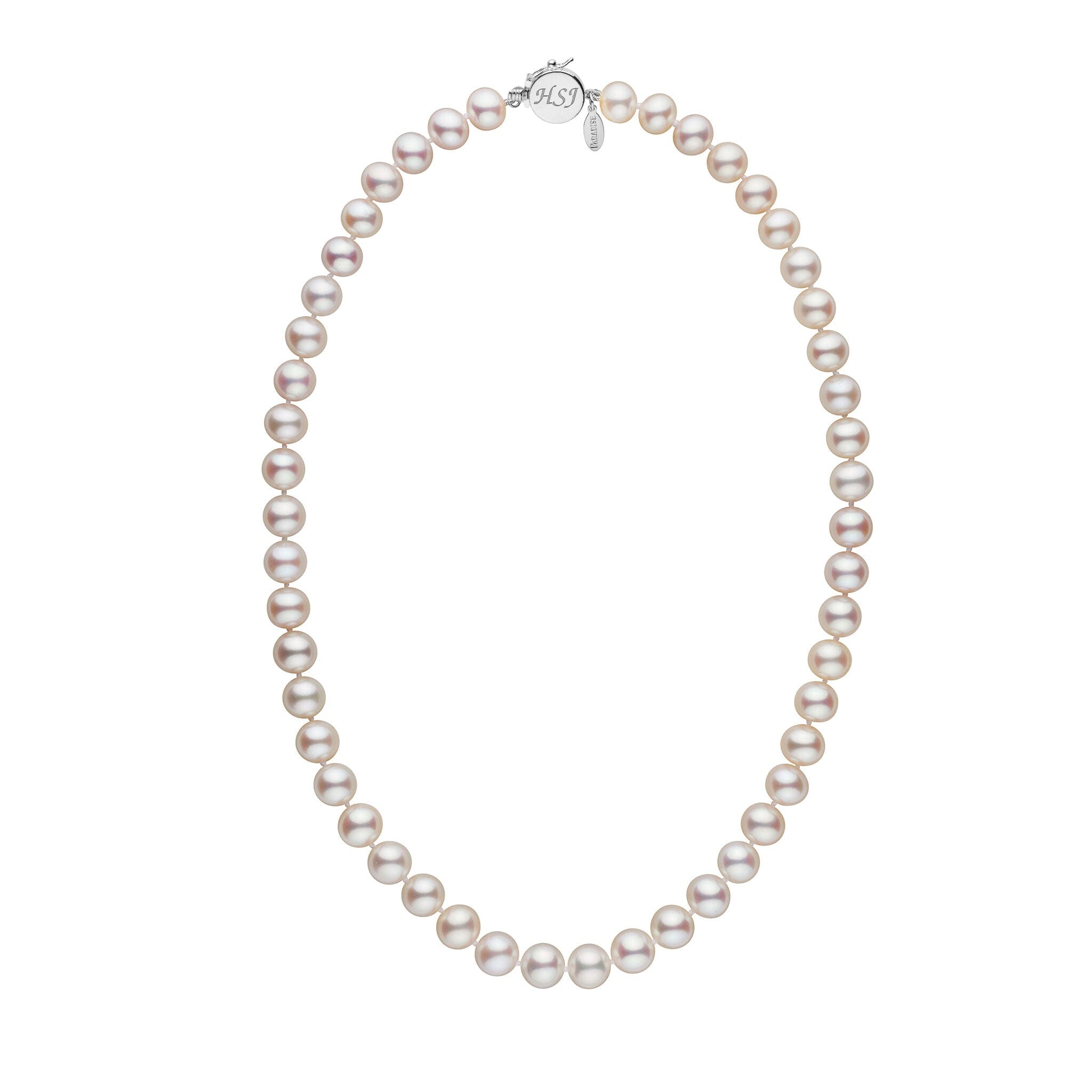 14K White Gold / Single Initial - Classic / 16 inch