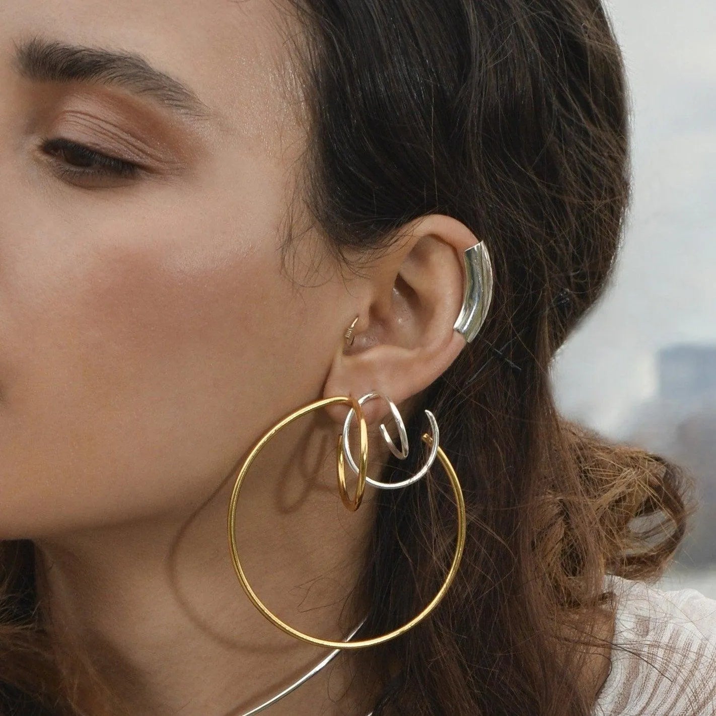 Helix Ear Cuff in Silver 5 Helix Ear Cuff in Silver