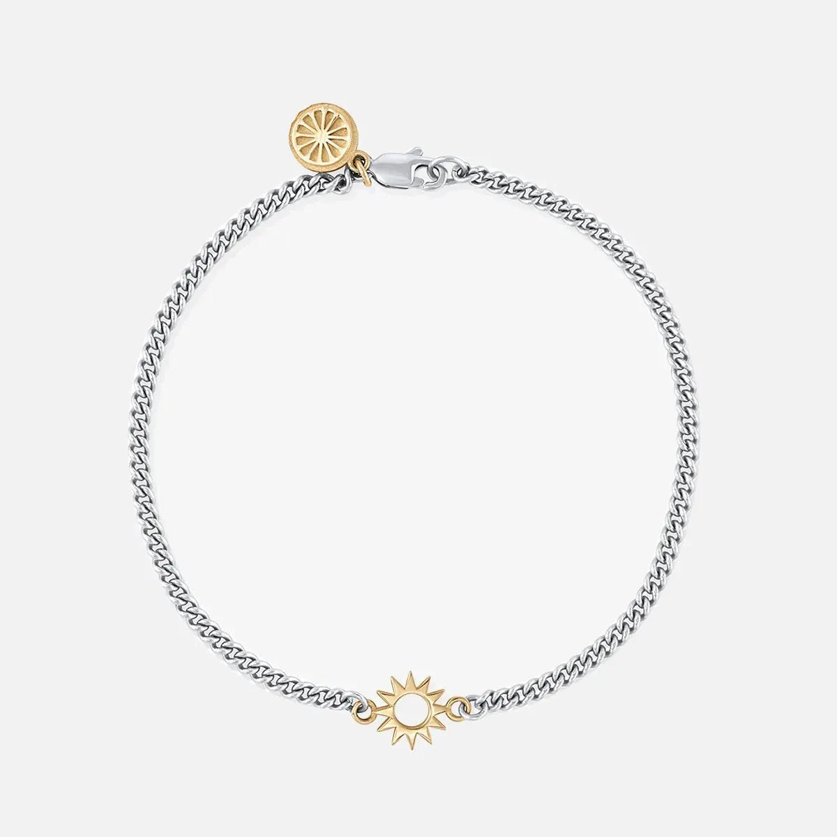 Baby Spur Chain Bracelet, Silver