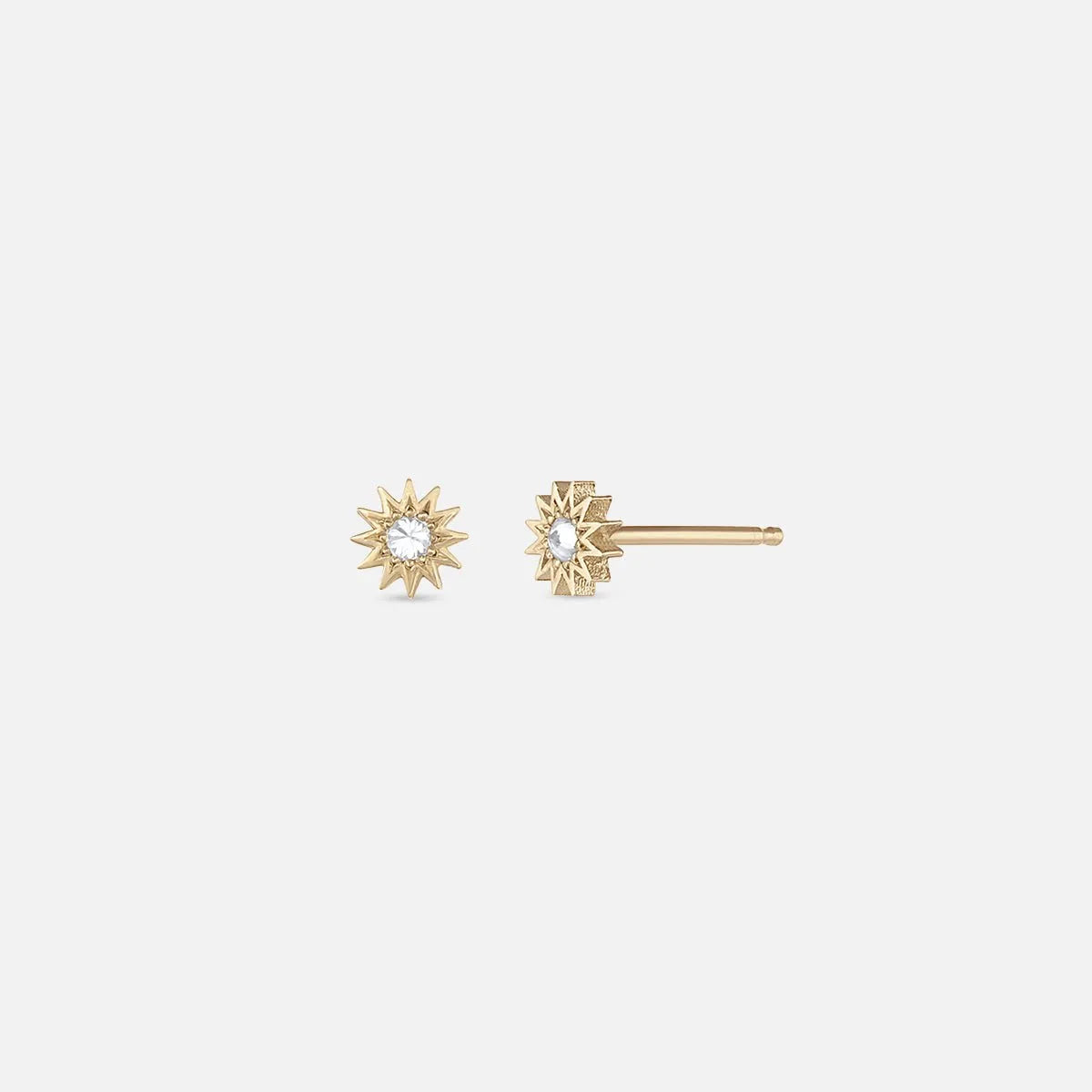 Inverted Diamond Mini Spur Stud