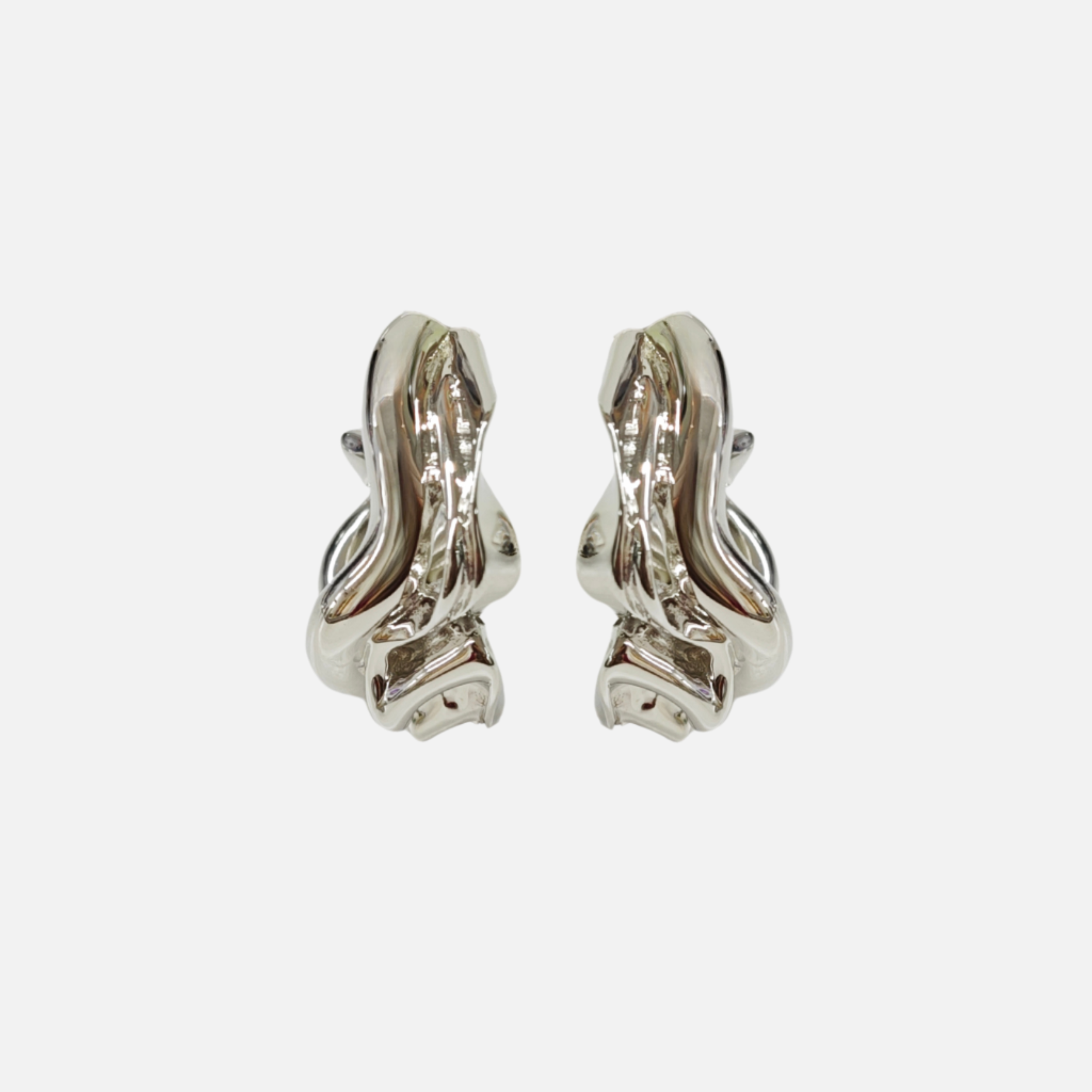 It's Calm After the Storm Earrings, Silver