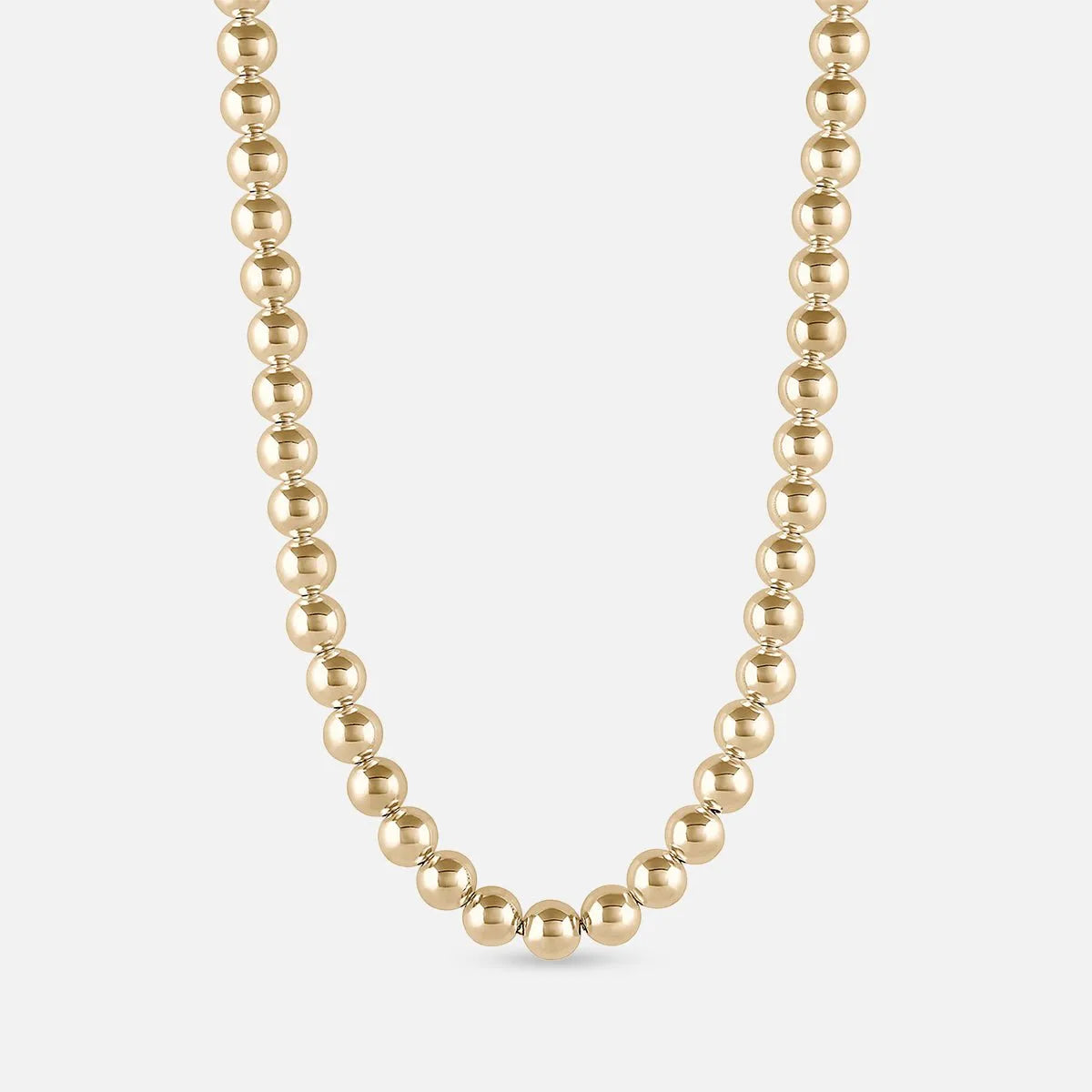 Jumbo Ball Necklace, Gold
