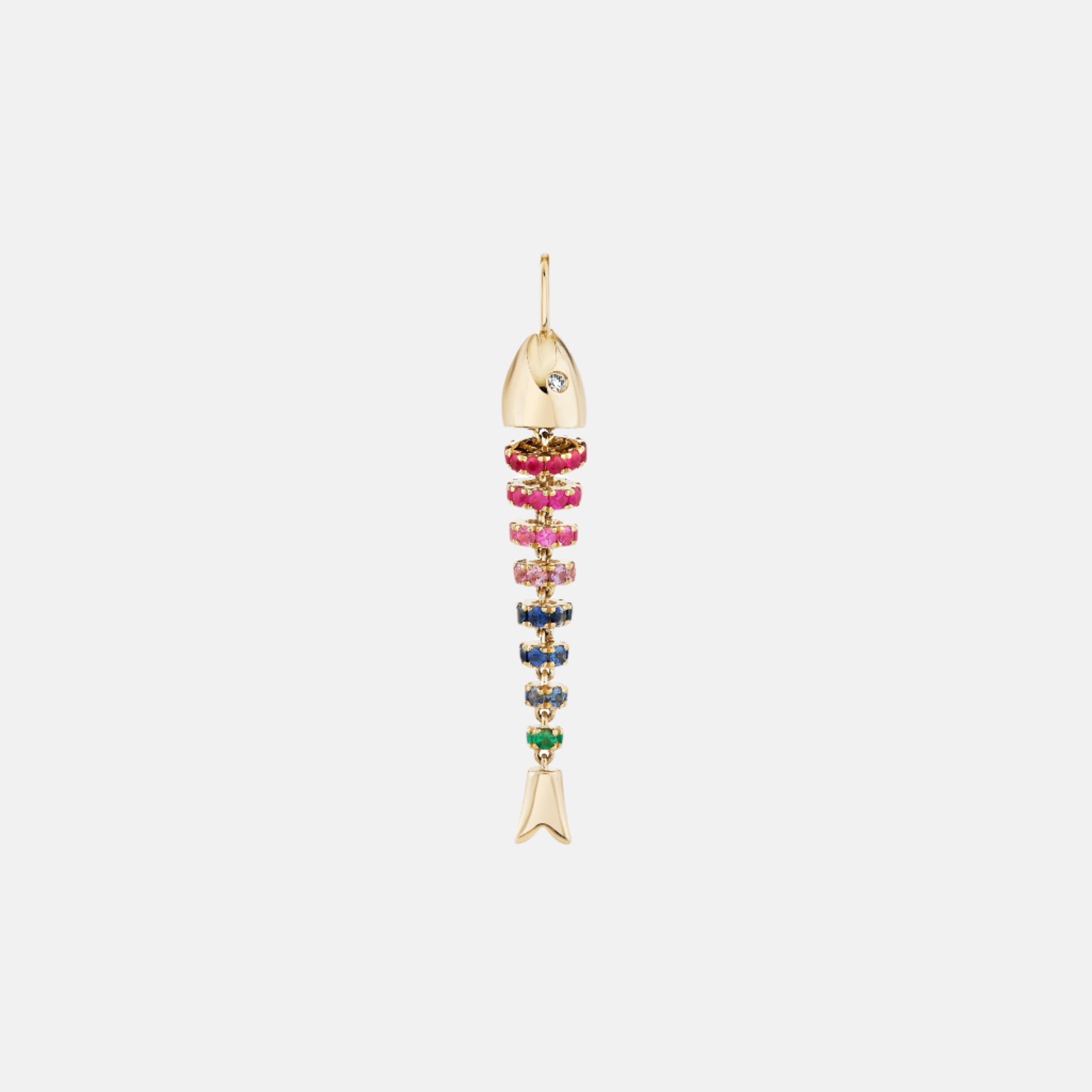 Kinetic Rainbow Poisson Pendant