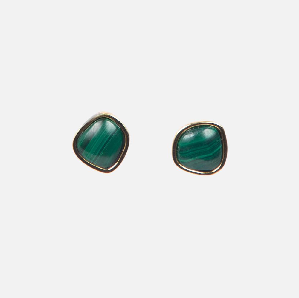Bay Studs, Malachite