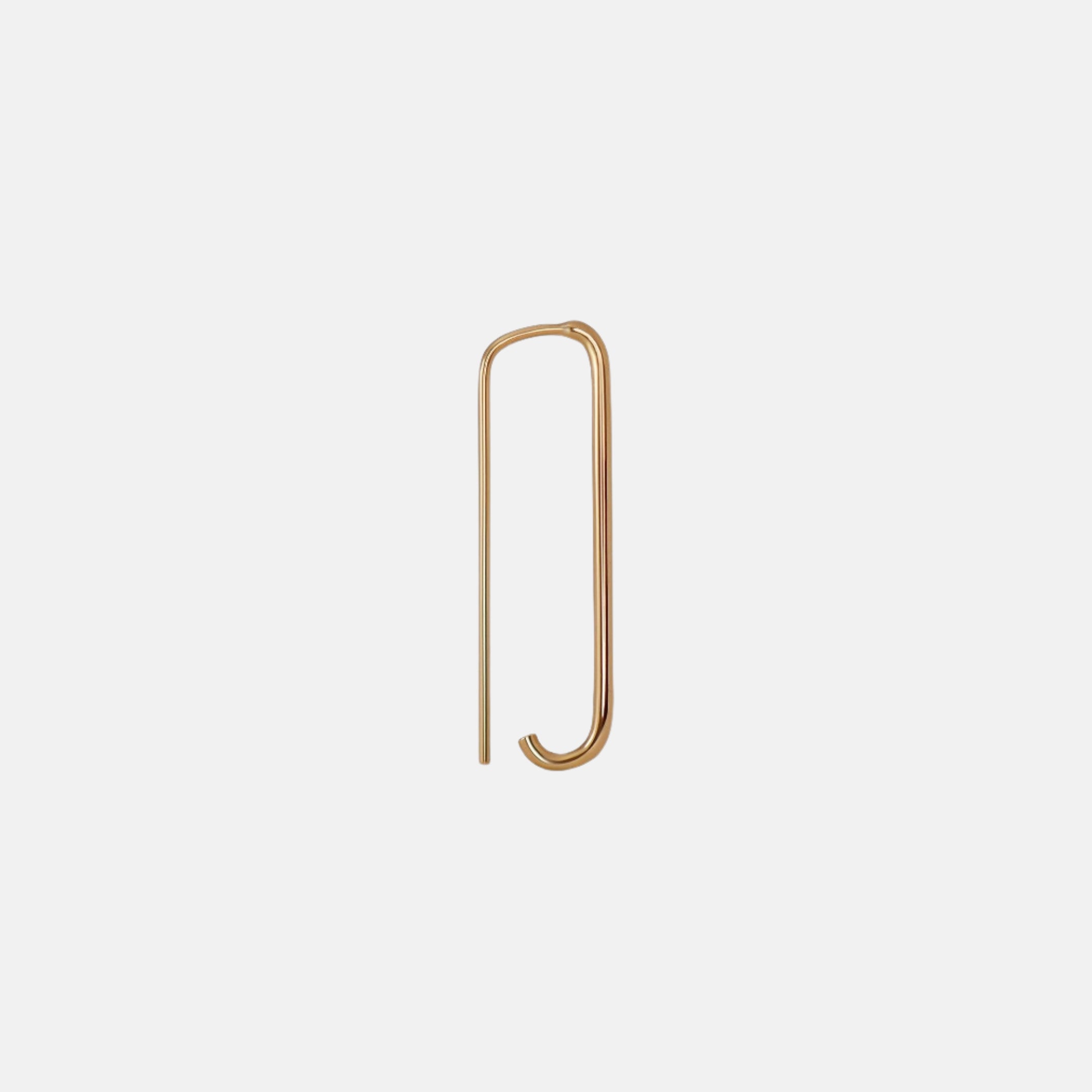 Large Paperclip Earring