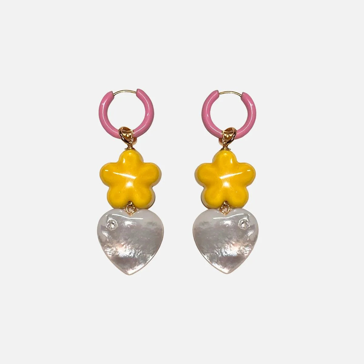 Love at First Sight Giardino Earrings, Yellow