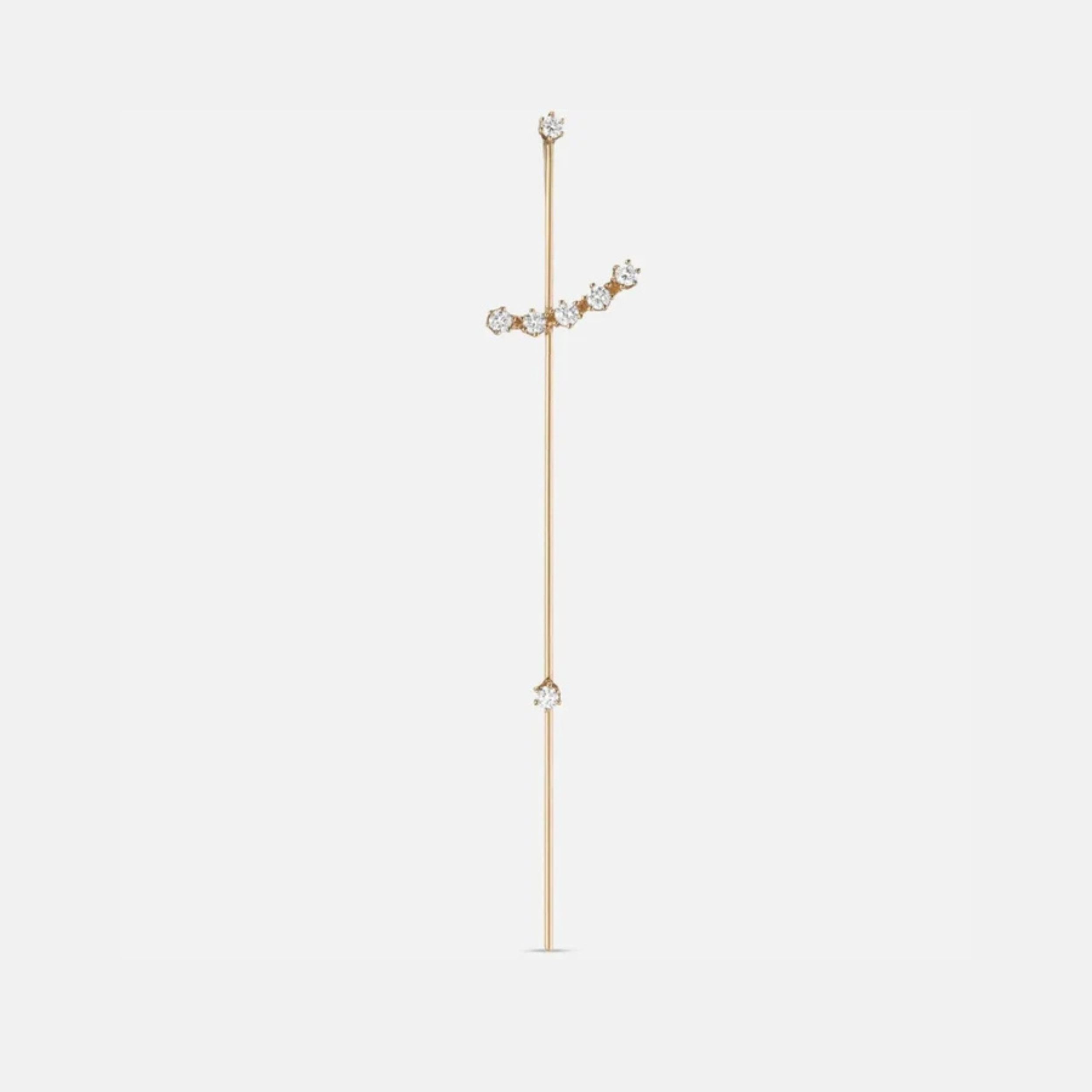 Magic Wand Needle Earring