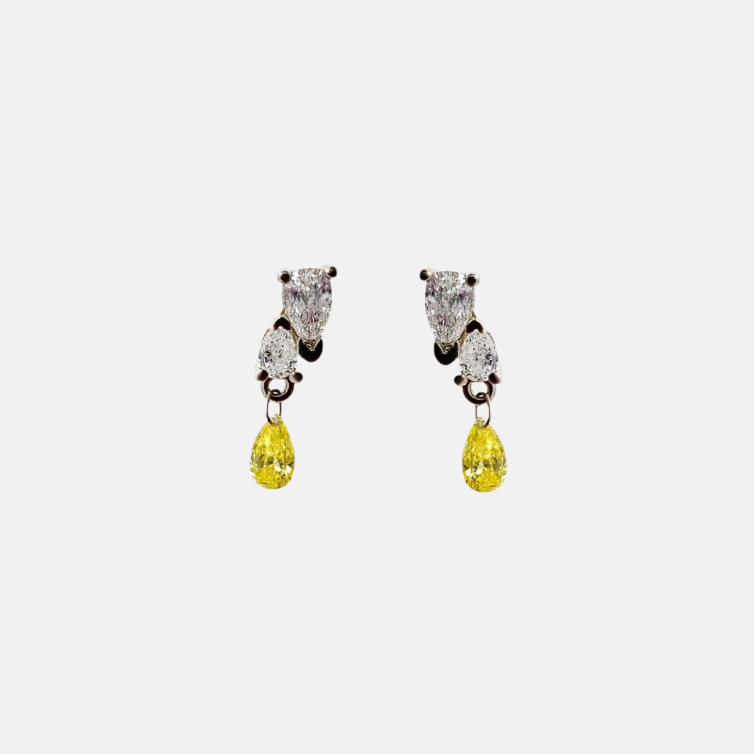 Me and You Canary Dangle Earring