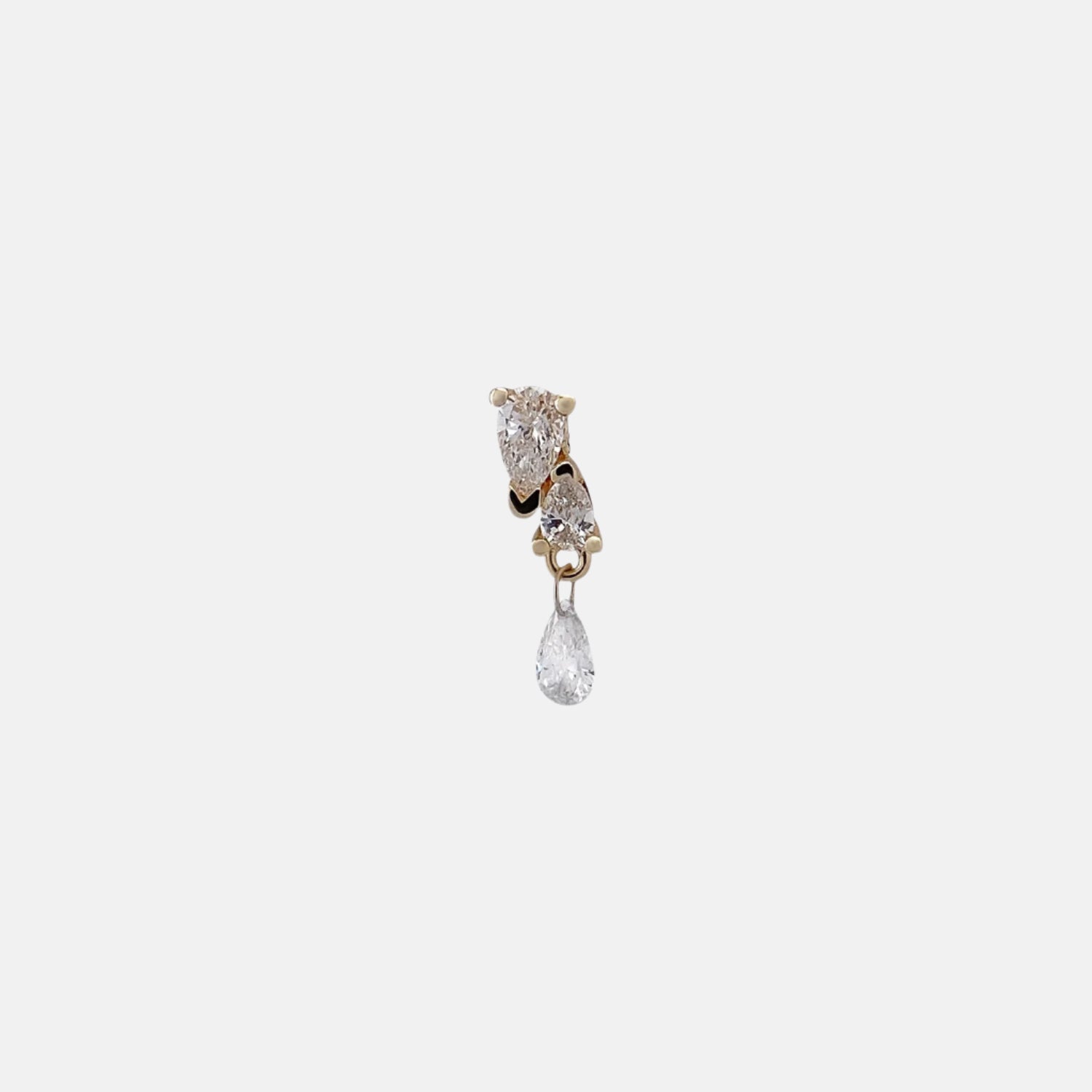 Me and You Diamond Dangle Earring