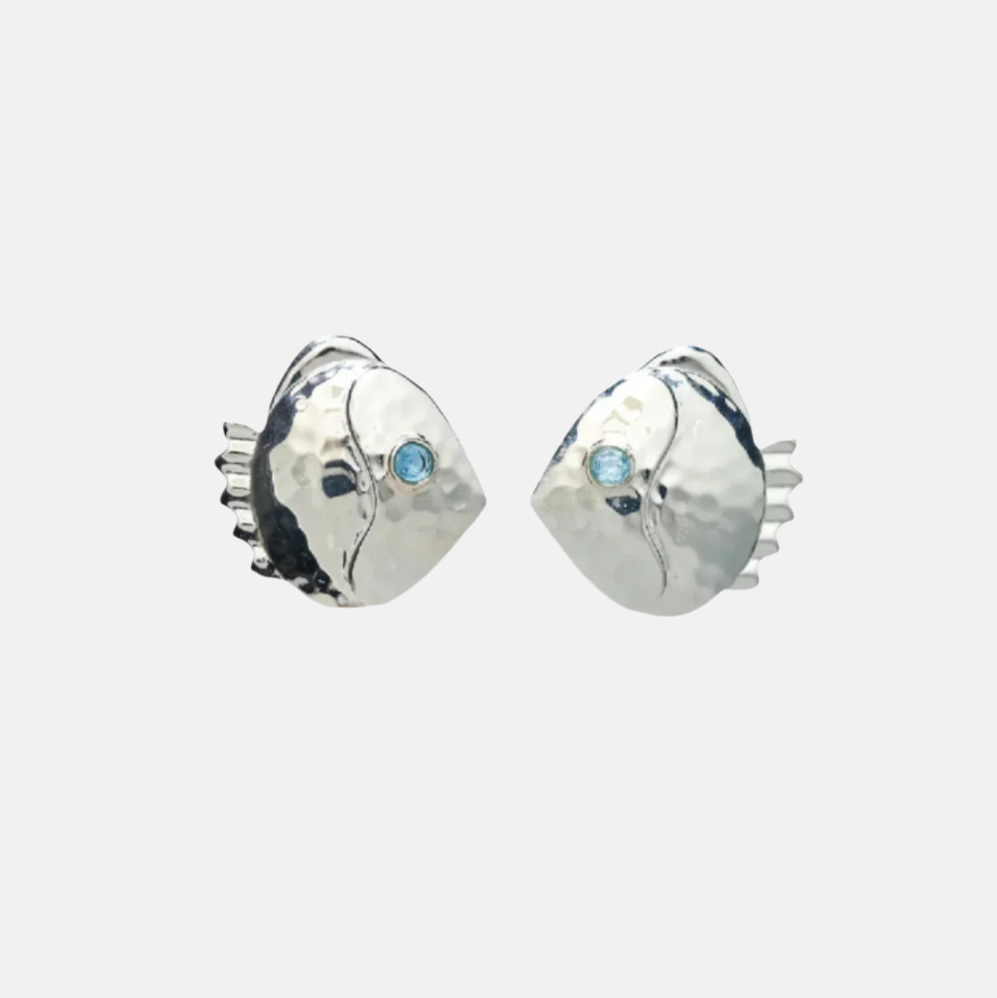 Mikuni Stud Earrings, Silver