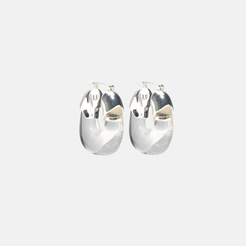 Mini Organic Hoops, Clear