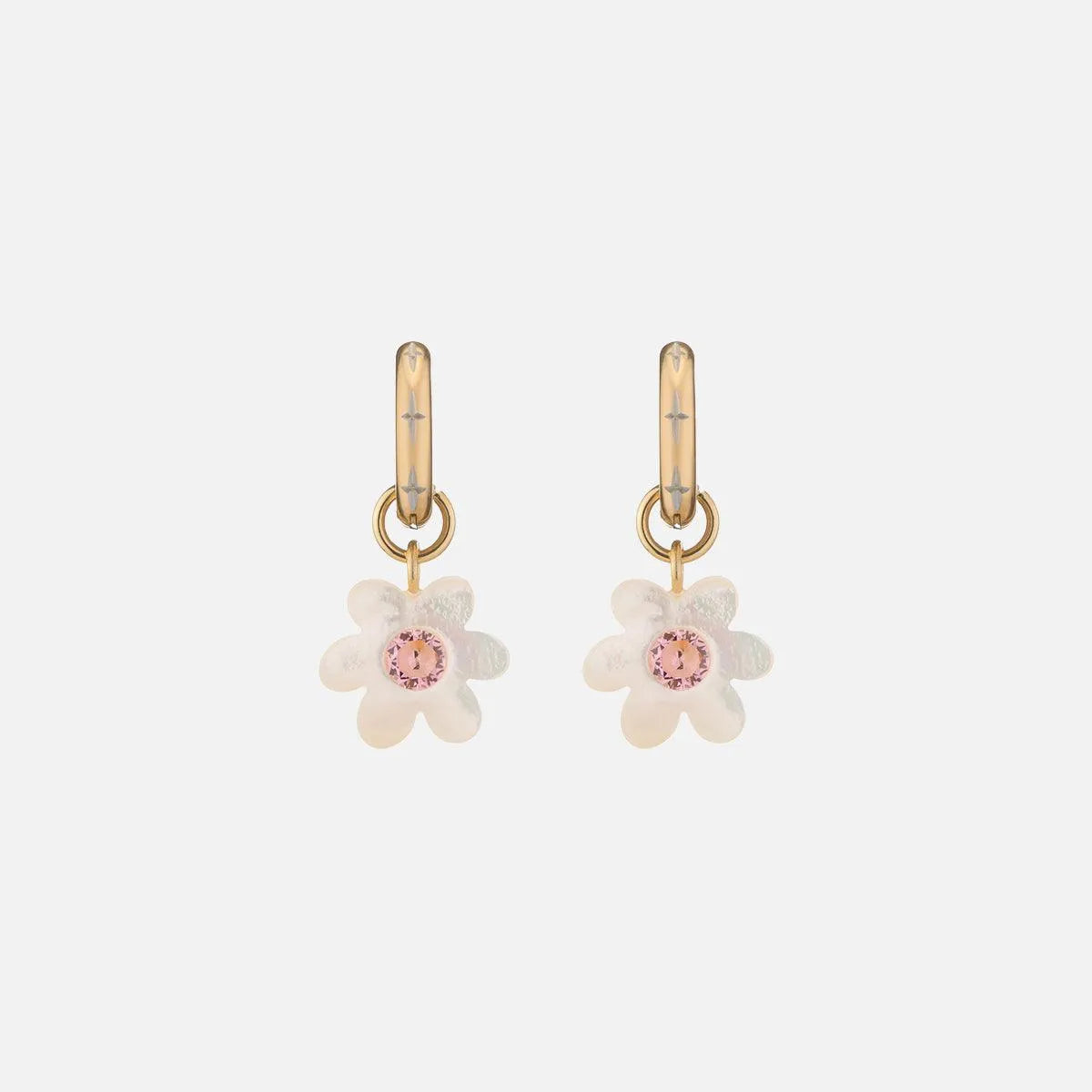 Mini Super Bloom Earrings, Pink