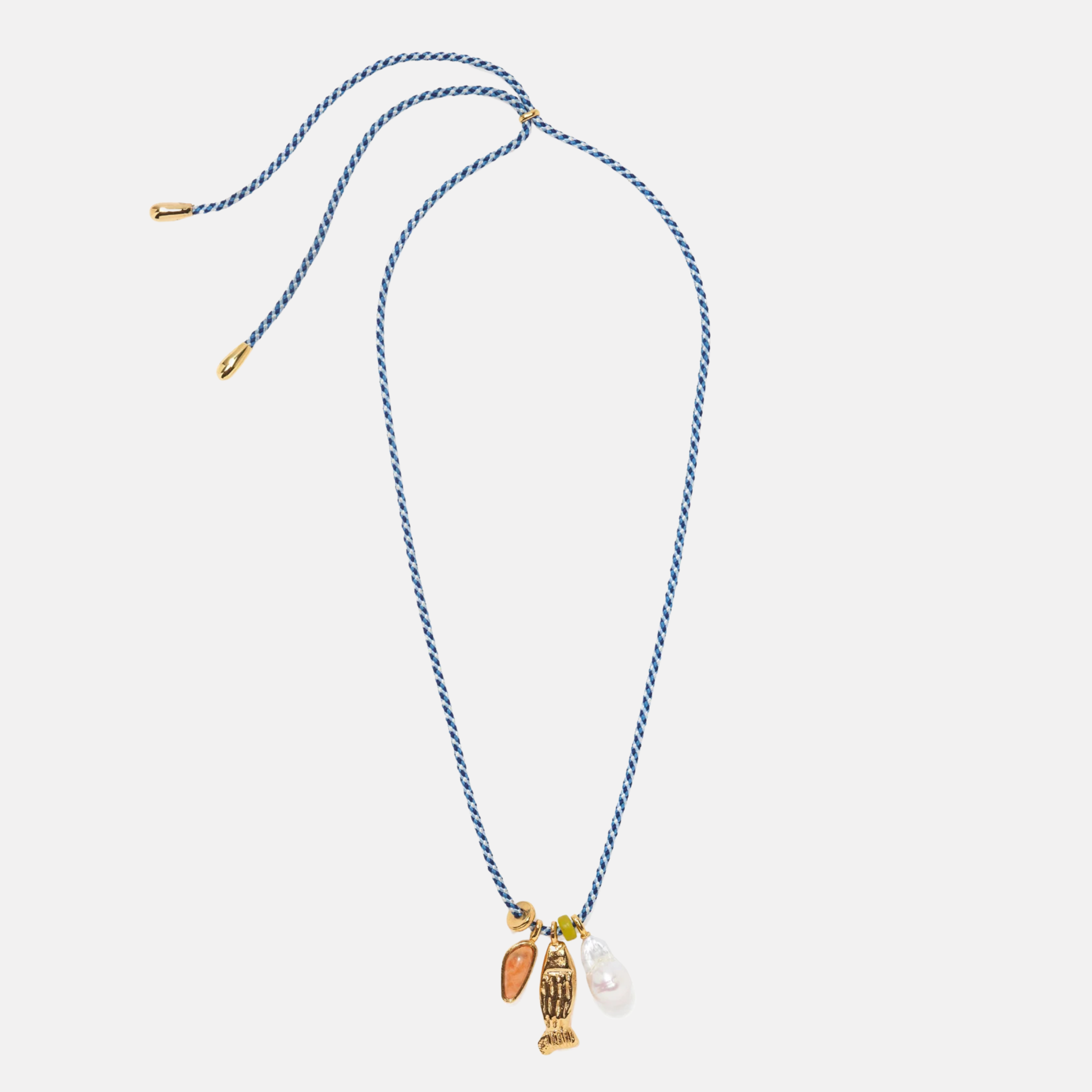Minnow Necklace, Ultramarine