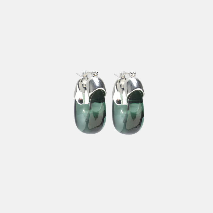 Organic Hoops, Silver Forest