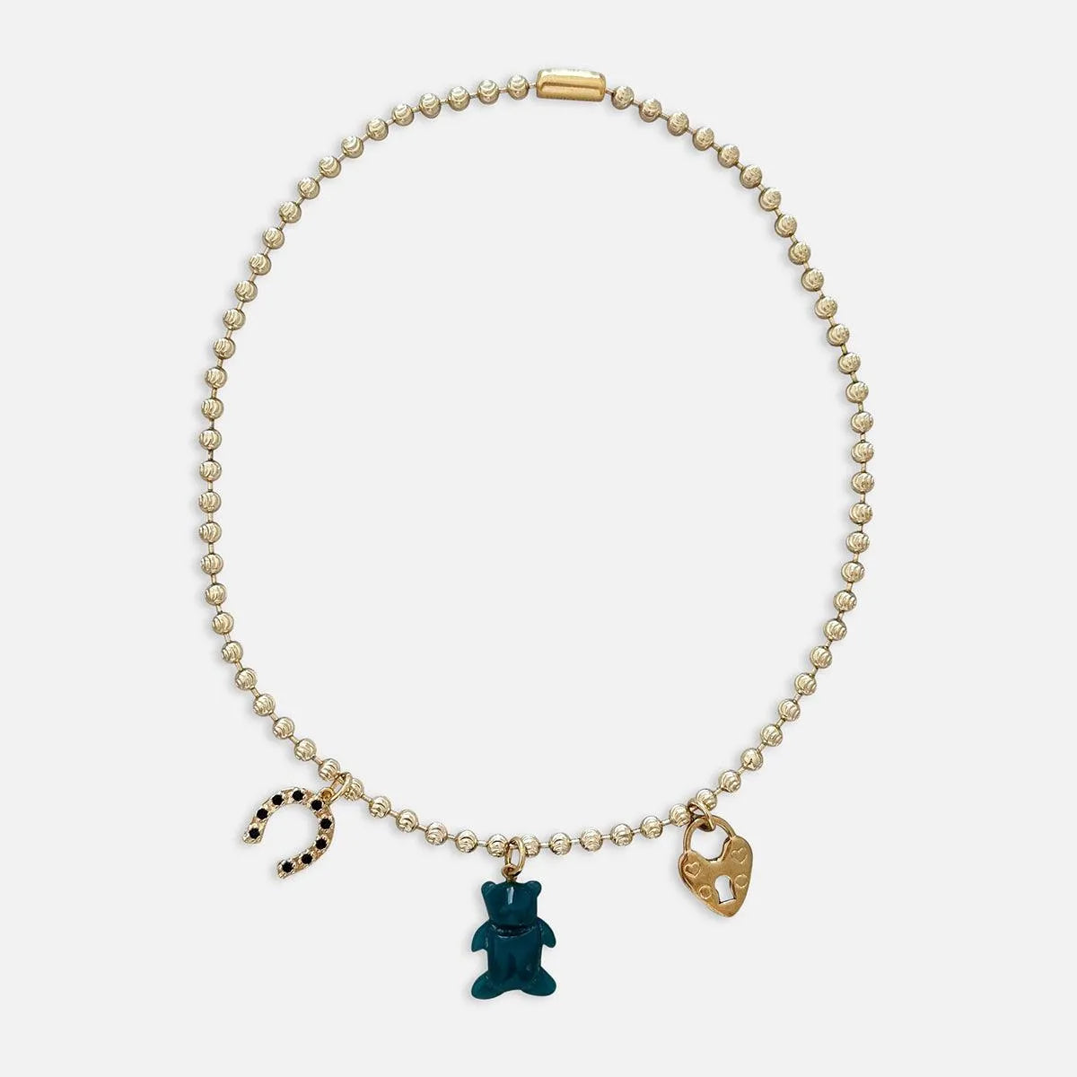 Beary Lucky Charm Necklace