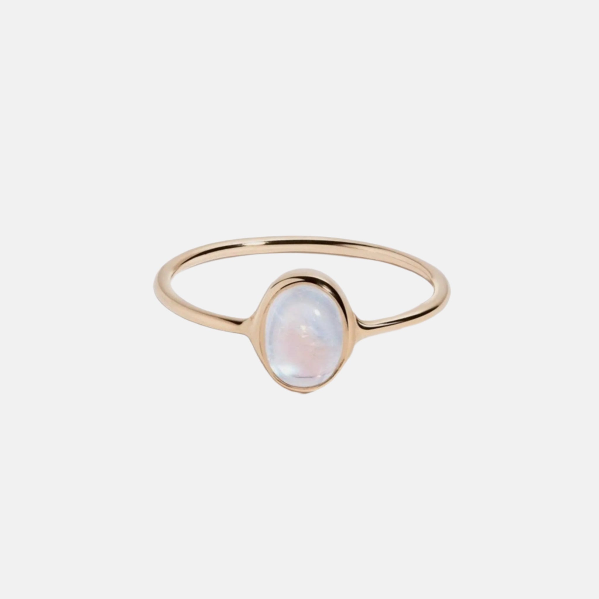 Oval Moonstone Ring