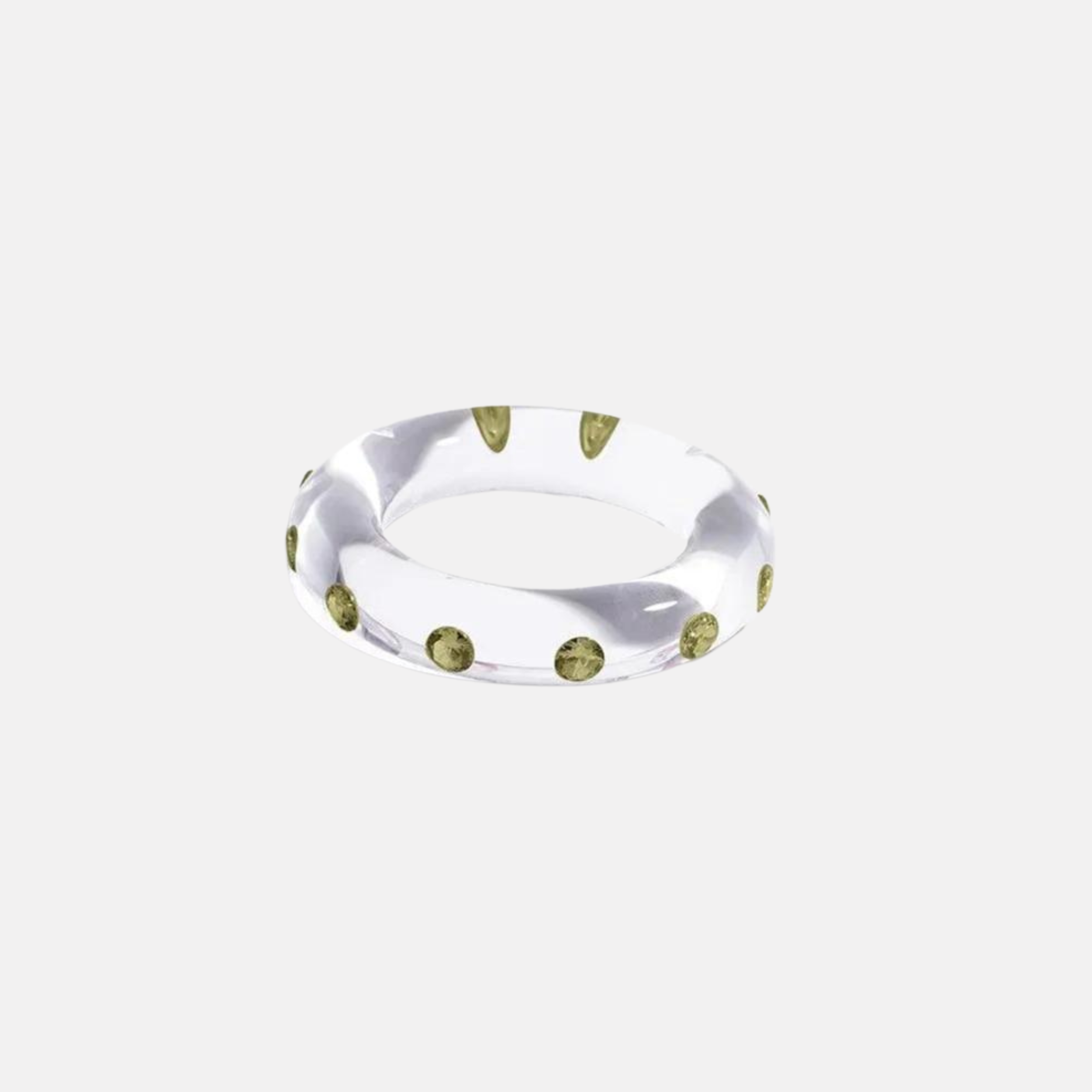 Big Lucid Bangle, Green