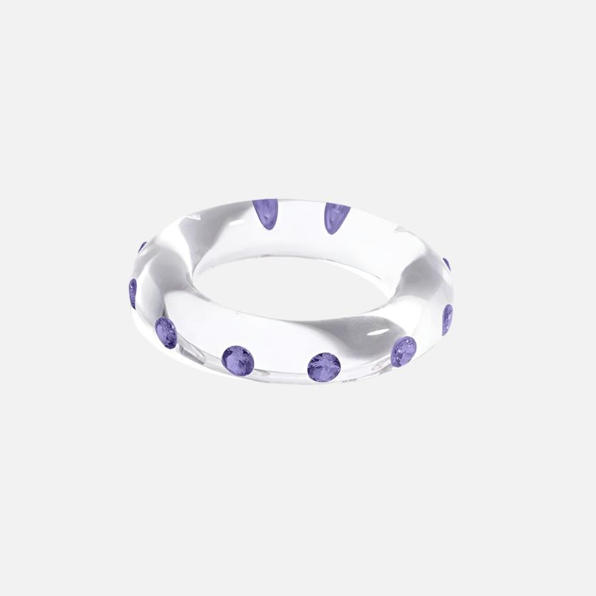 Big Lucid Bangle, Purple 4 Big Lucid Bangle, Purple