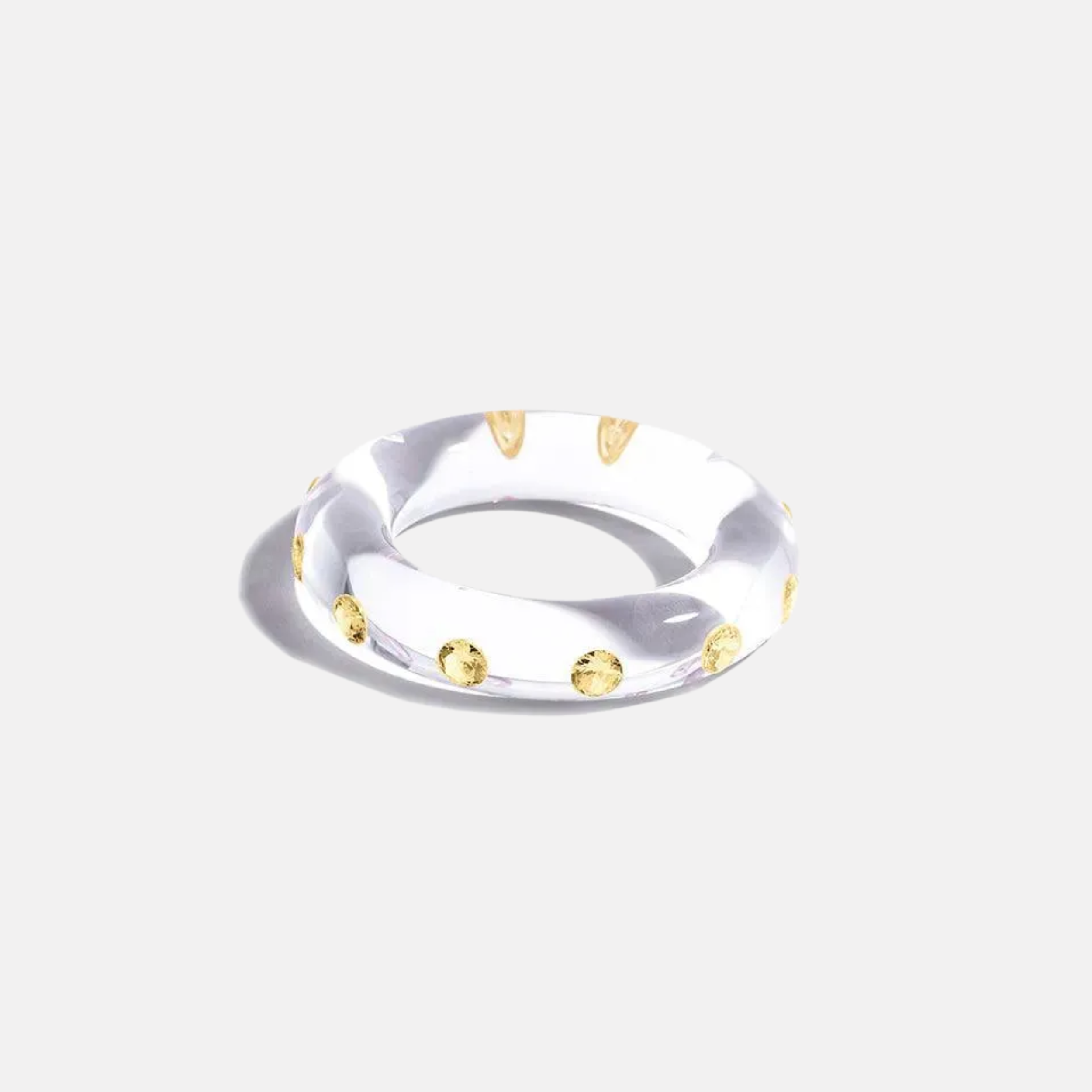 Big Lucid Bangle, Yellow