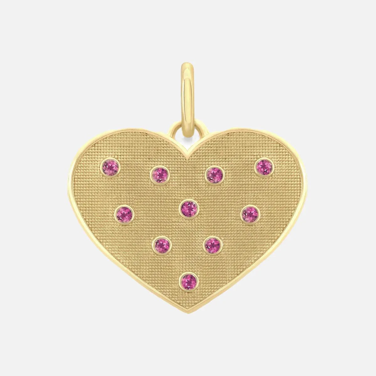 Birthstone Heart Pendant