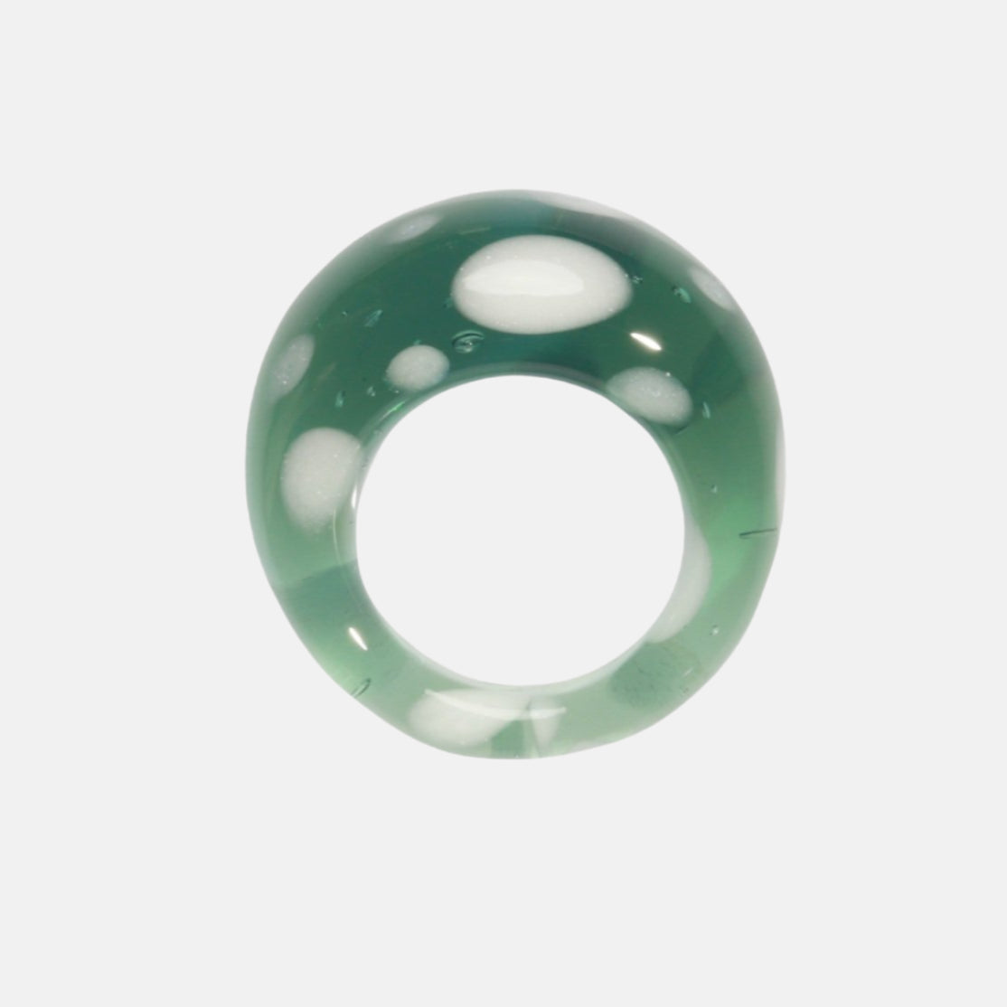 Polka Dot Ring, Atlantis/Dwarf White