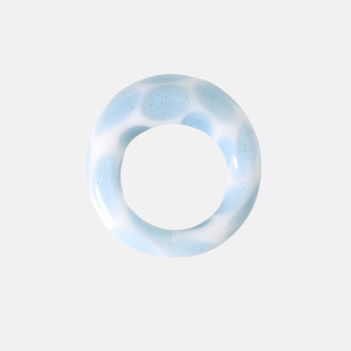 Polka Dot Ring, Blue Stardust